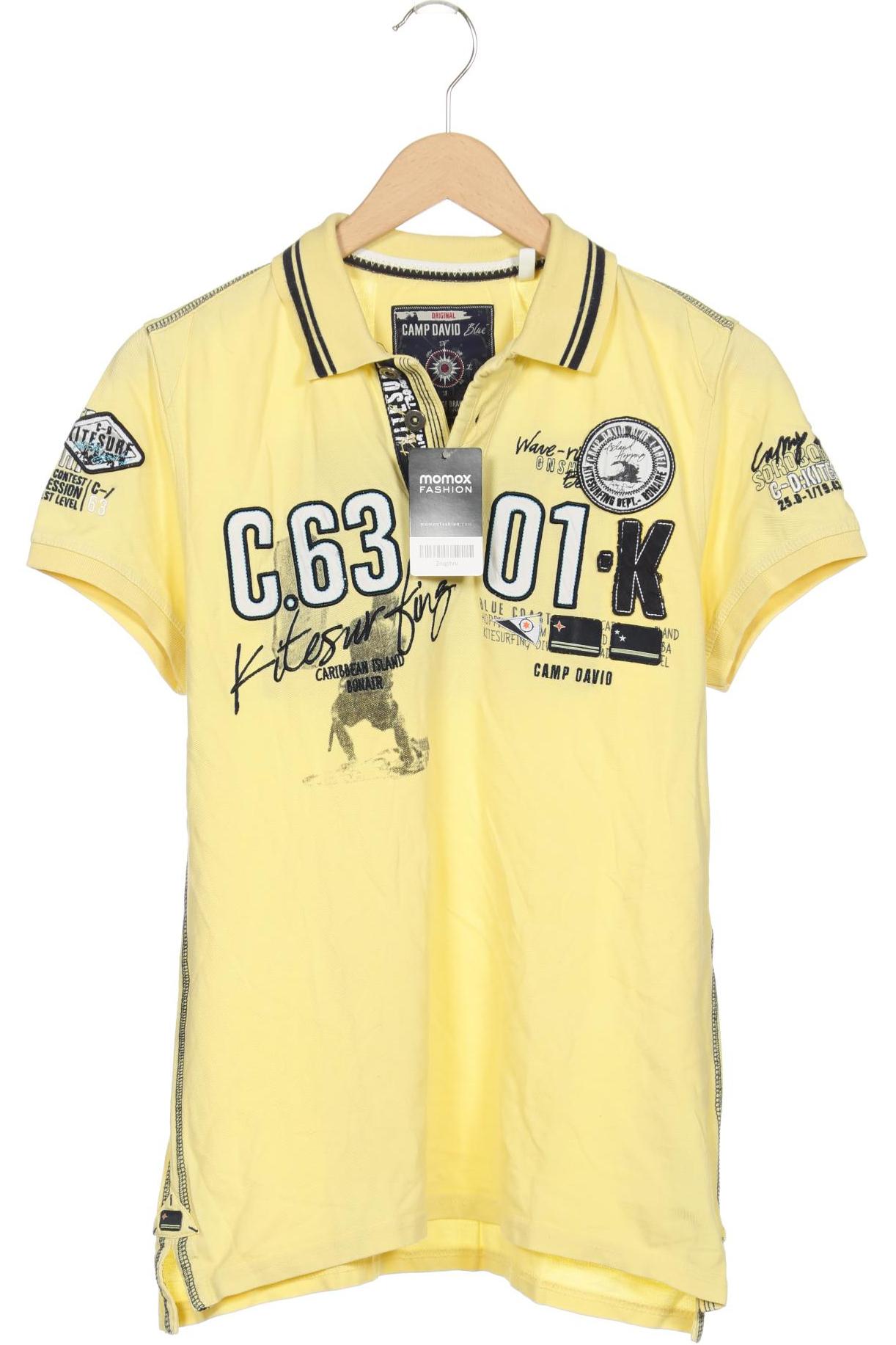 

Camp David Herren Poloshirt, gelb