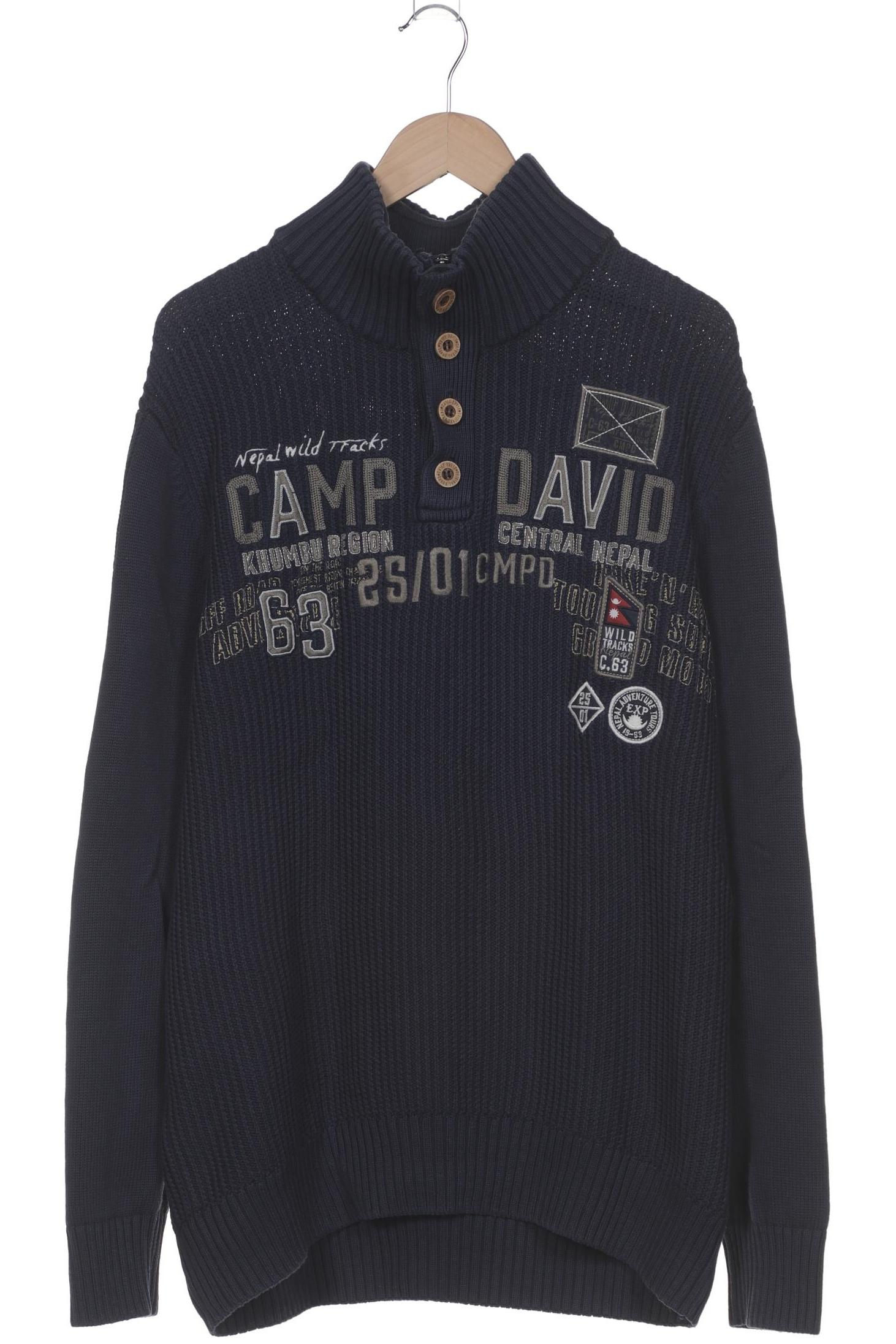 

Camp David Herren Pullover, marineblau, Gr. 54