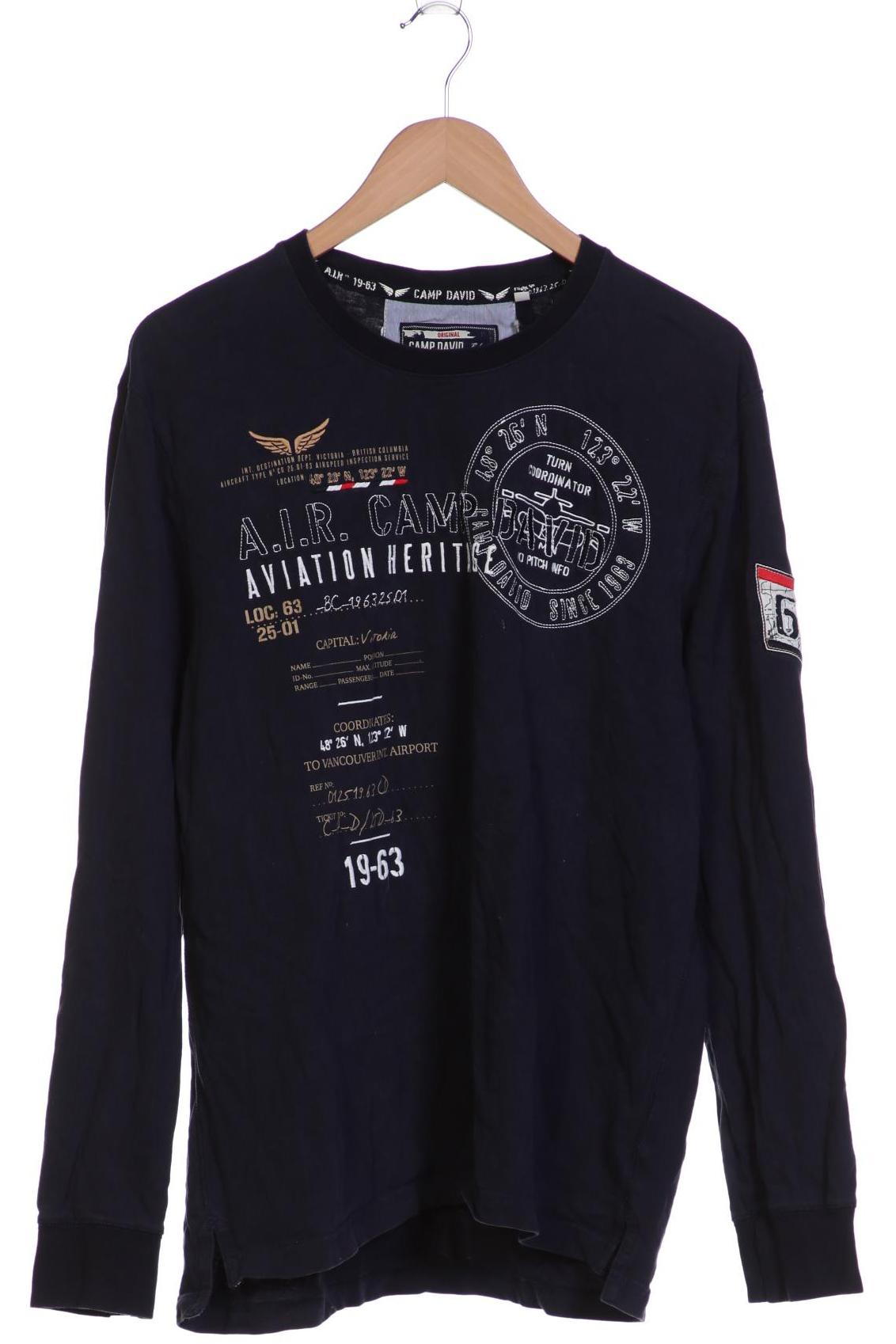 

Camp David Herren Sweatshirt, marineblau