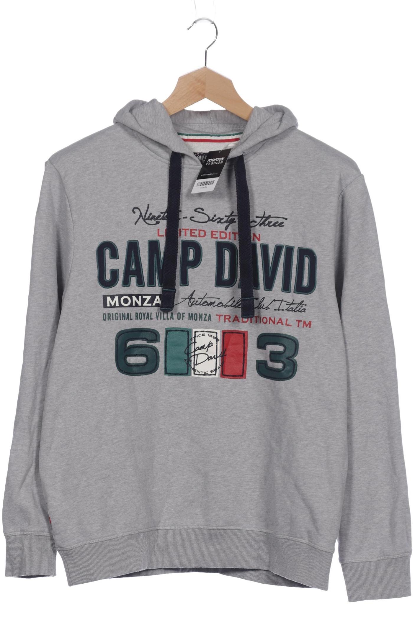

Camp David Herren Kapuzenpullover, grau, Gr. 58