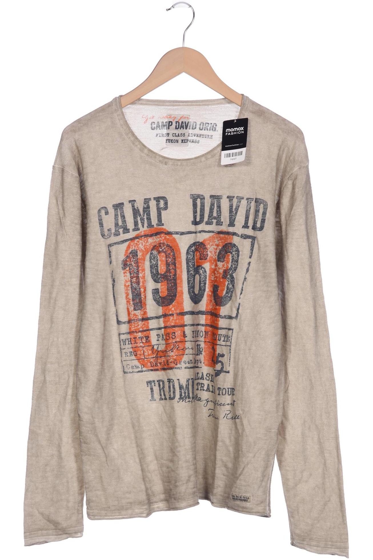 

Camp David Herren Pullover, beige, Gr. 54