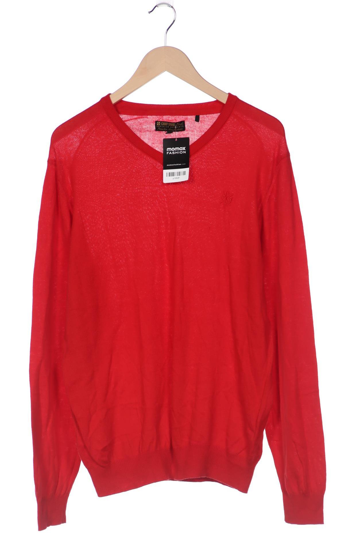 

Camp David Herren Pullover, rot, Gr. 48