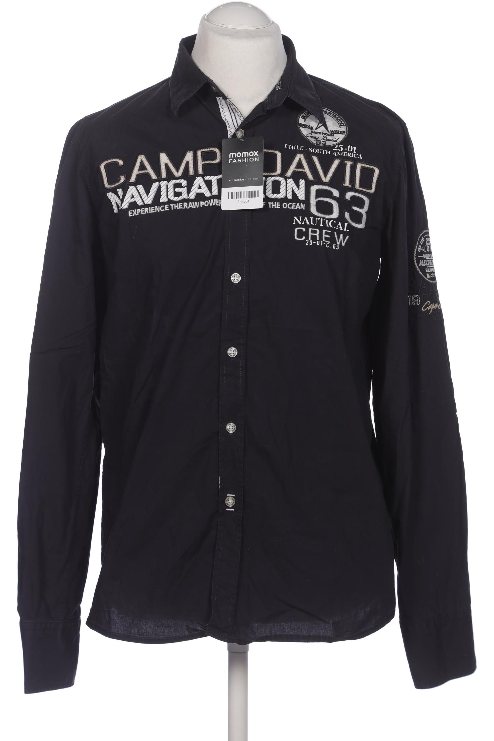 

Camp David Herren Hemd, marineblau, Gr. 48
