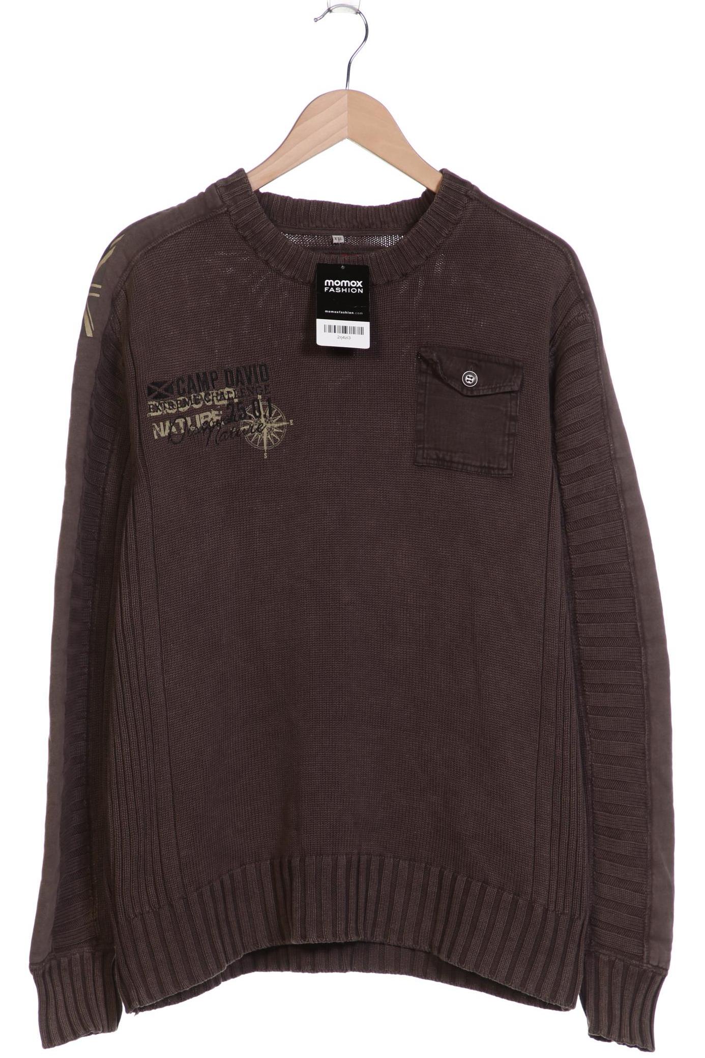 

Camp David Herren Pullover, braun, Gr. 56