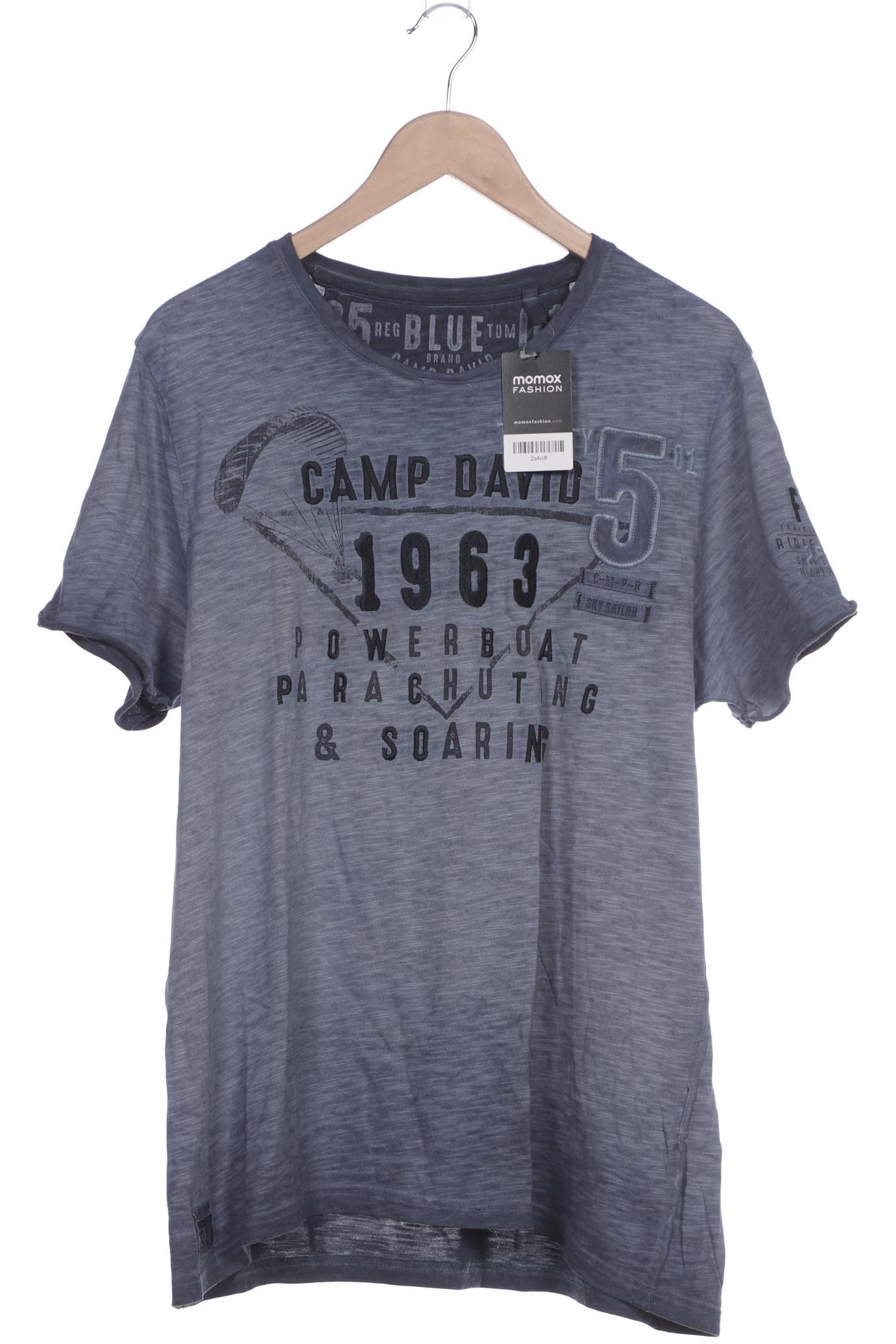 

Camp David Herren T-Shirt, blau, Gr. 54