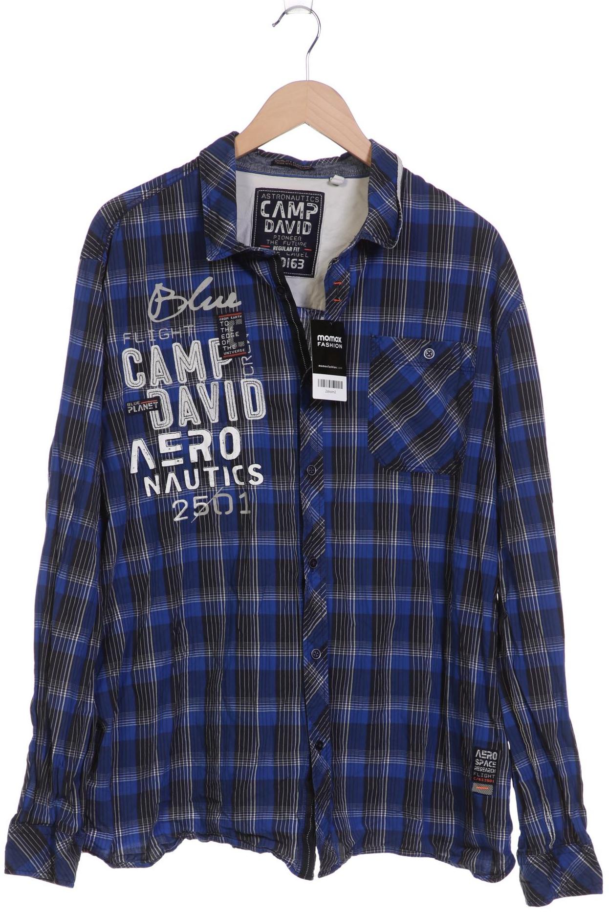 

Camp David Herren Hemd, blau, Gr. 58