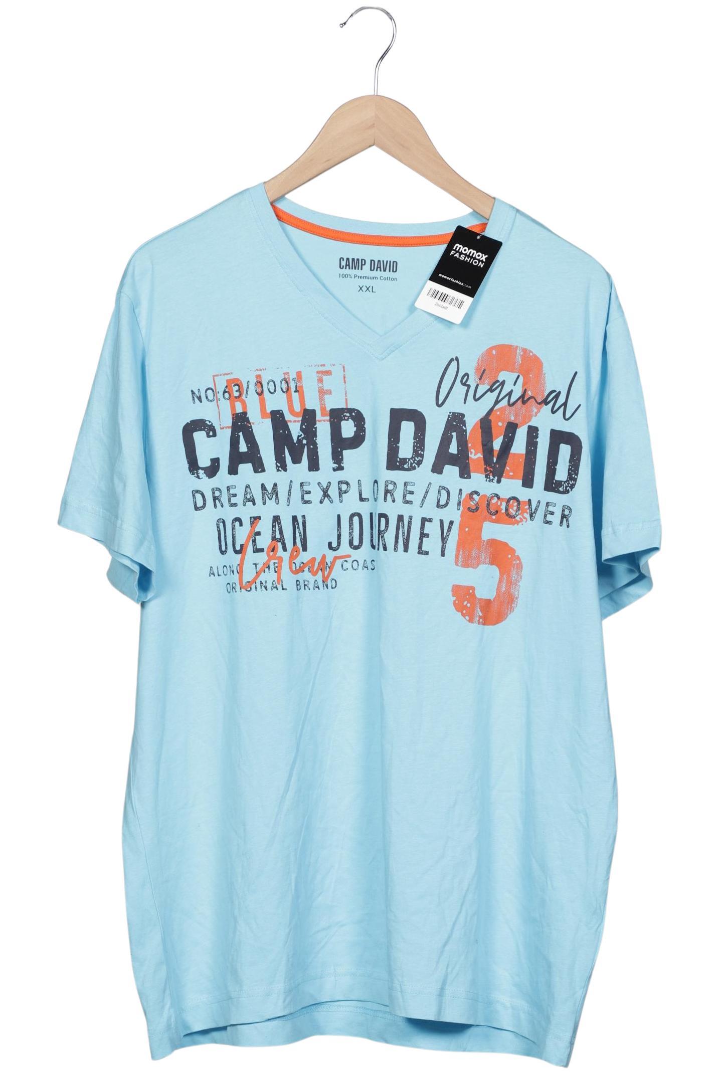 

Camp David Herren T-Shirt, blau, Gr. 56