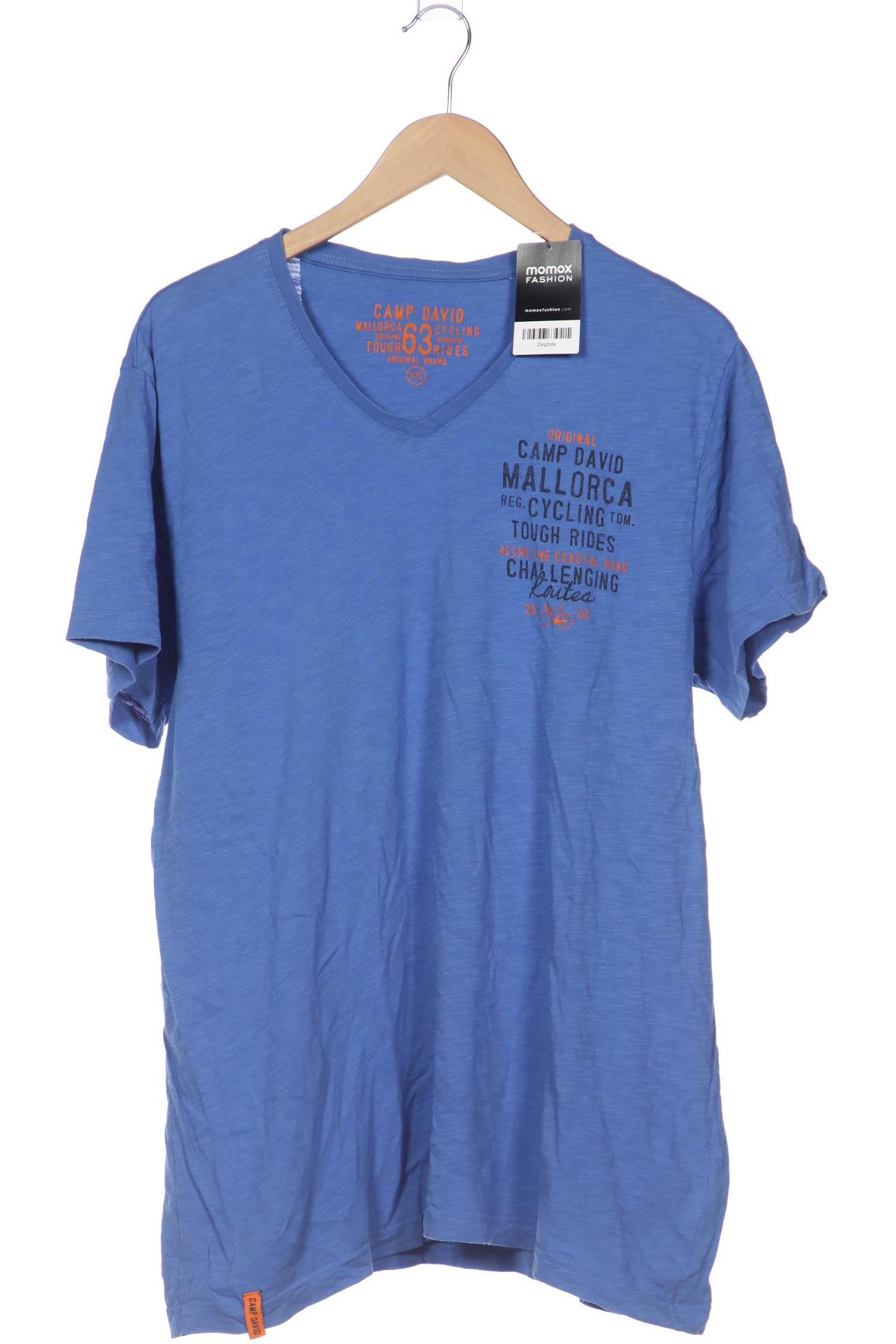 

Camp David Herren T-Shirt, blau, Gr. 56