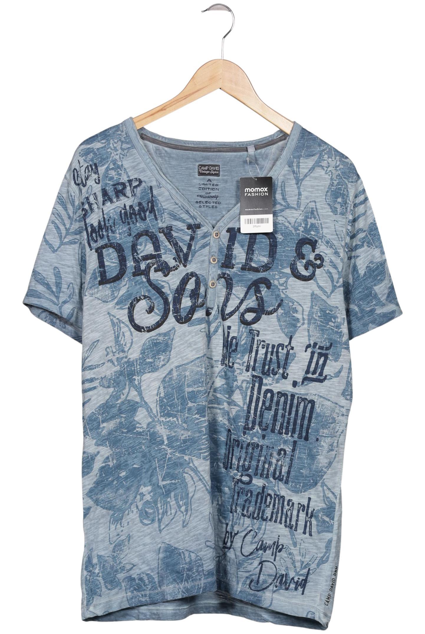 

Camp David Herren T-Shirt, blau, Gr. 52
