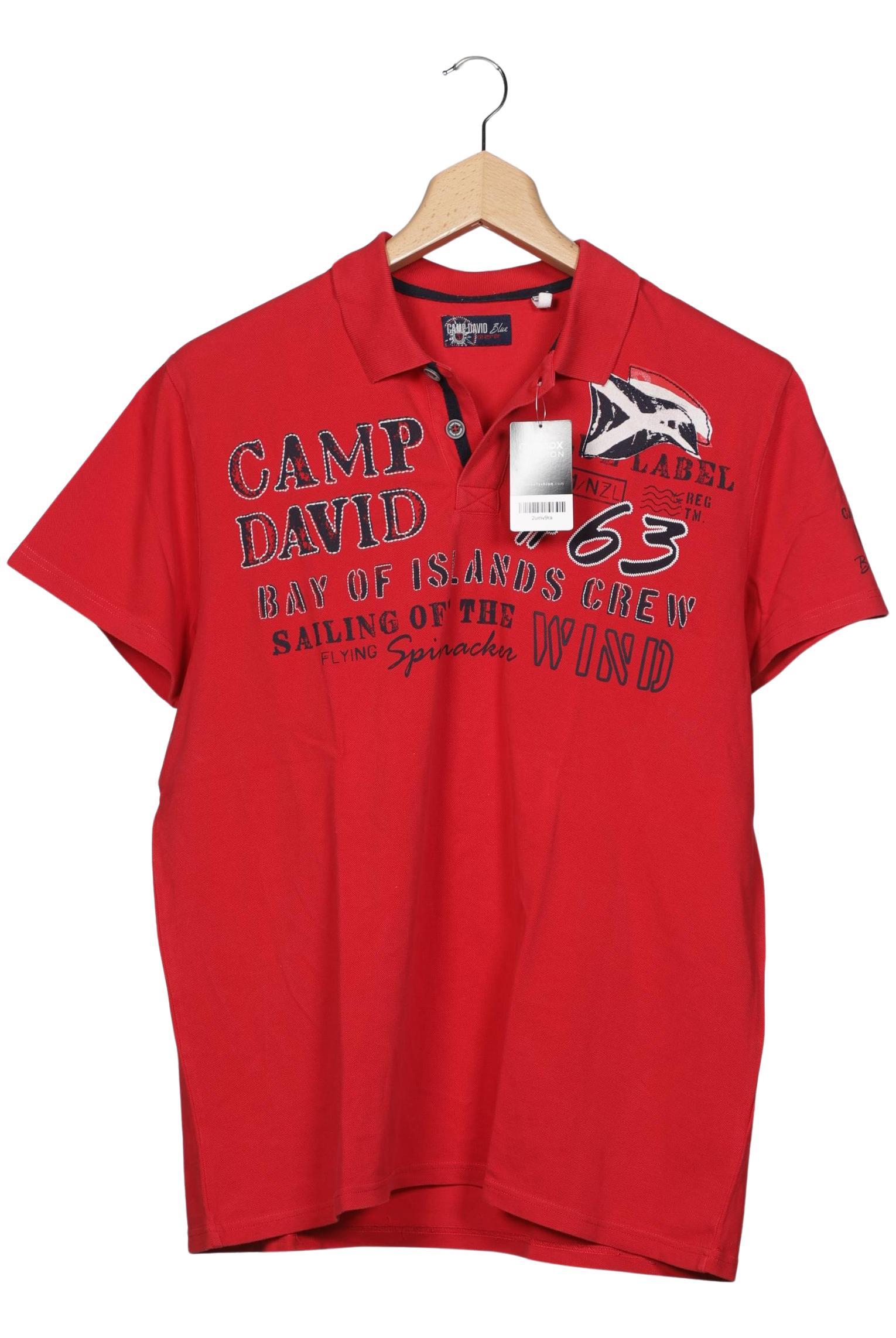 

Camp David Herren Poloshirt, rot, Gr. 56
