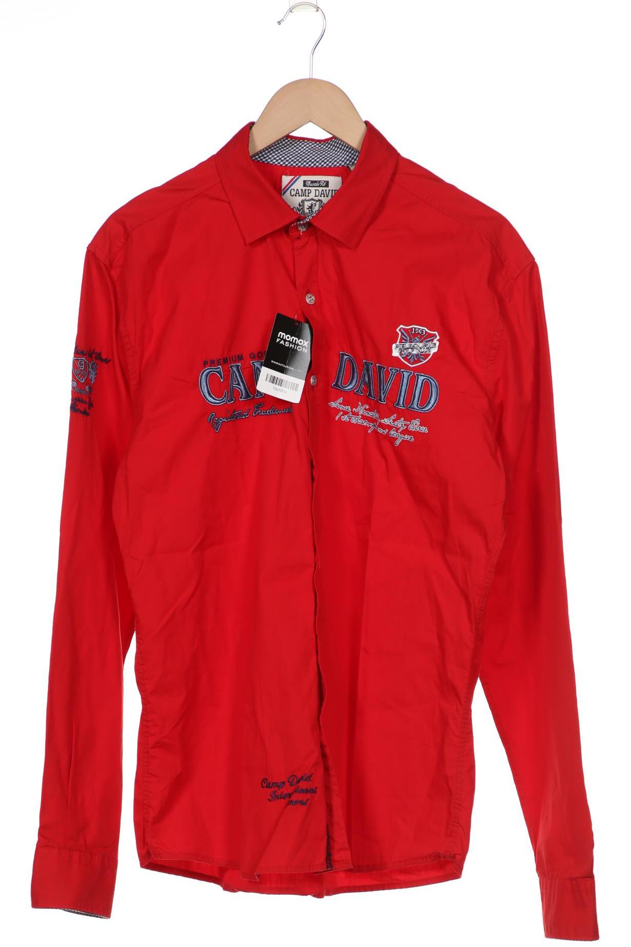 

Camp David Herren Hemd, rot