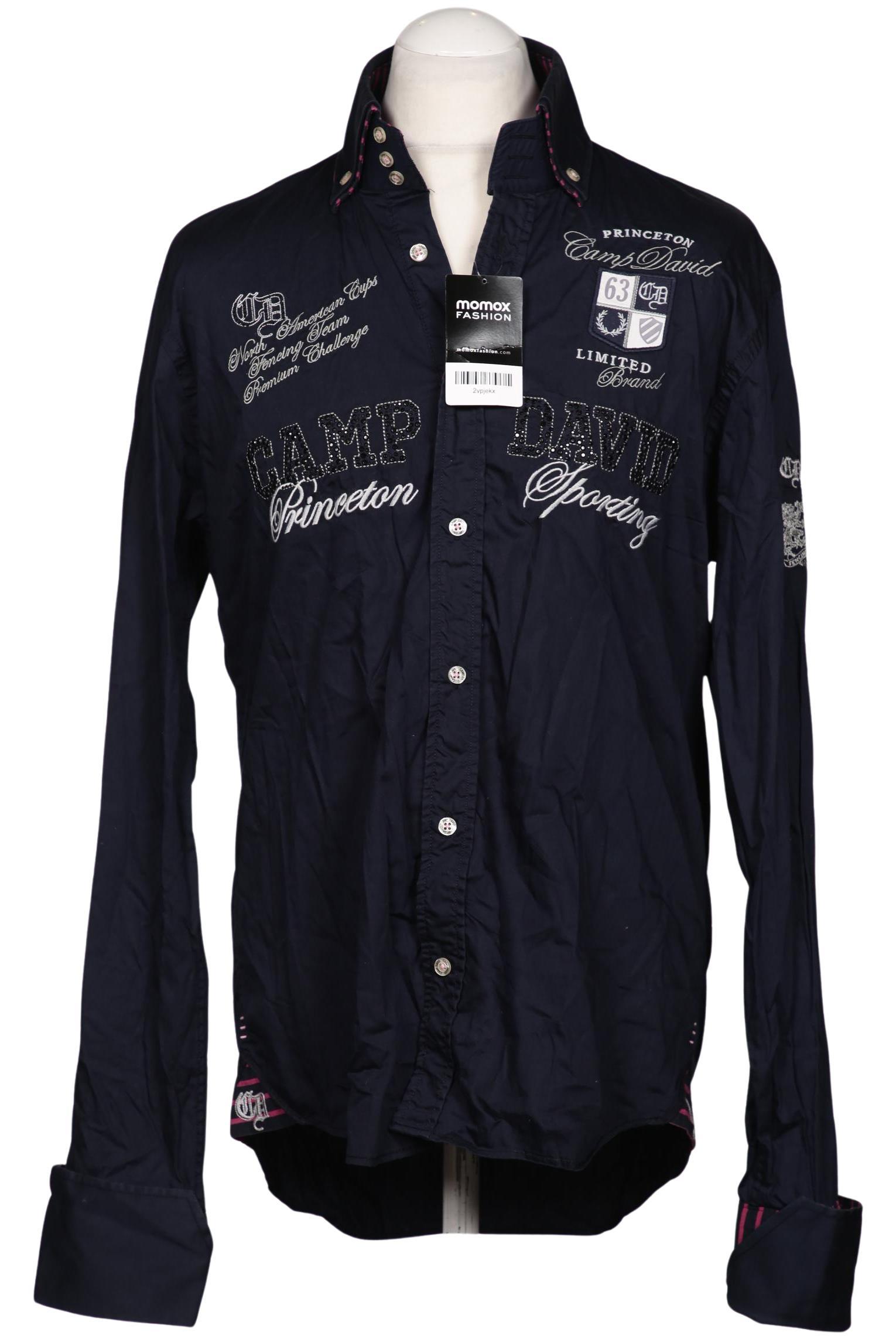 

Camp David Herren Hemd, marineblau, Gr. 54