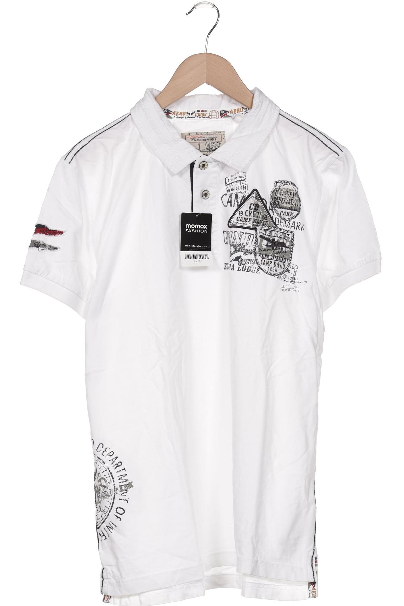 

Camp David Herren Poloshirt, weiß, Gr. 54