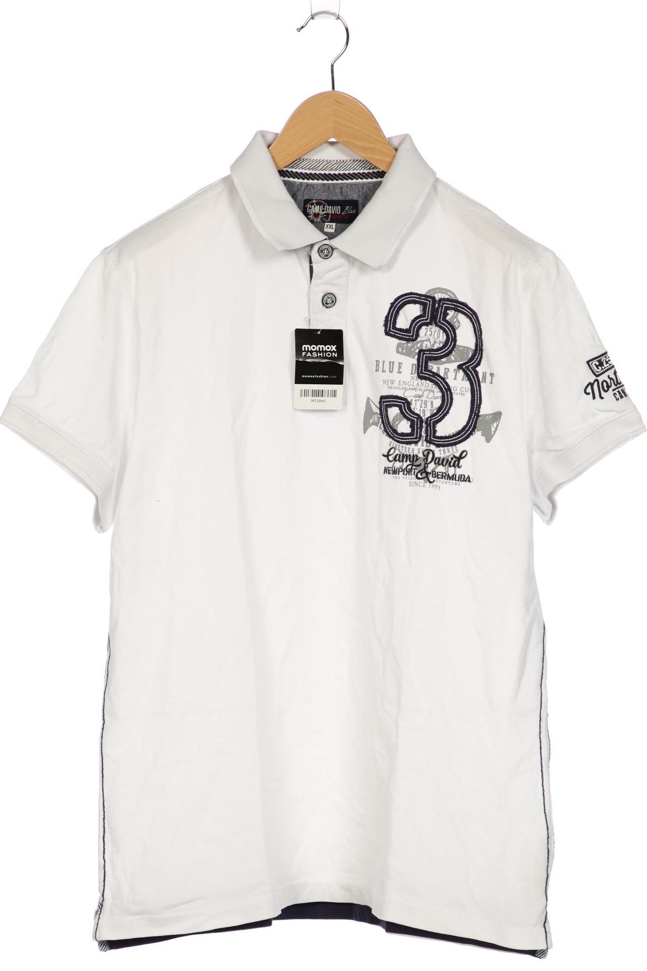 

Camp David Herren Poloshirt, weiß, Gr. 56