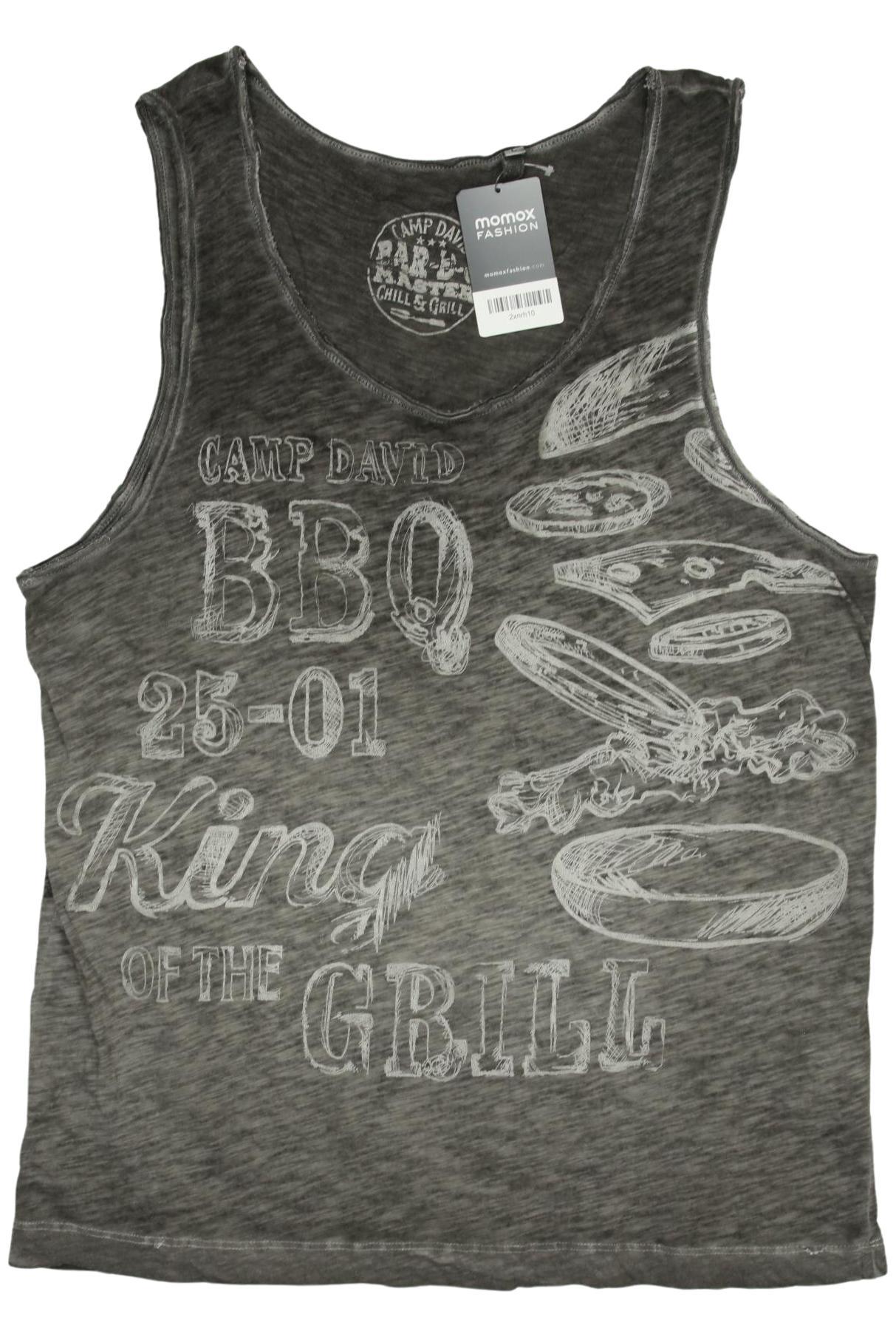

Camp David Herren T-Shirt, grau, Gr. 52