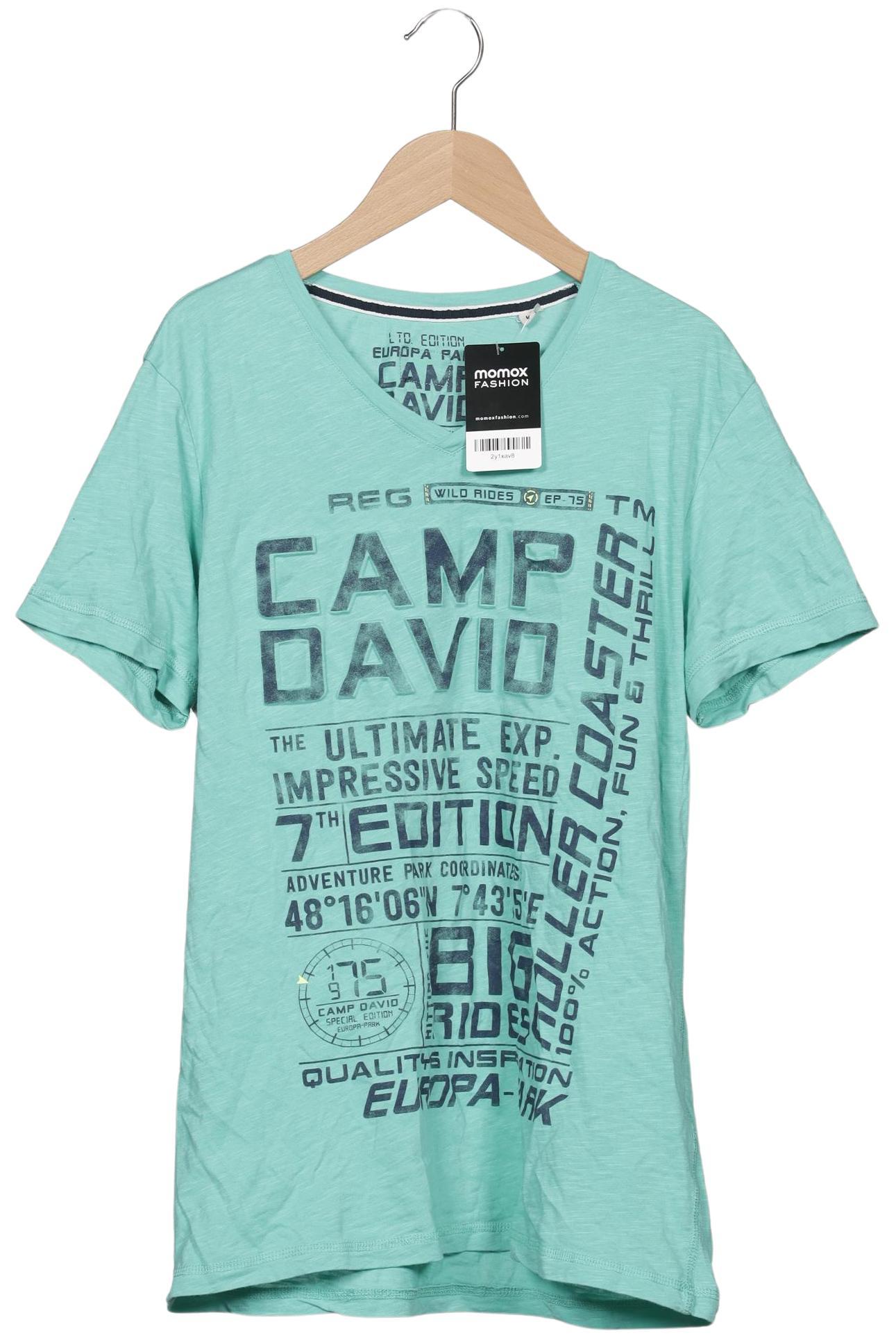 

Camp David Herren T-Shirt, türkis, Gr. 52