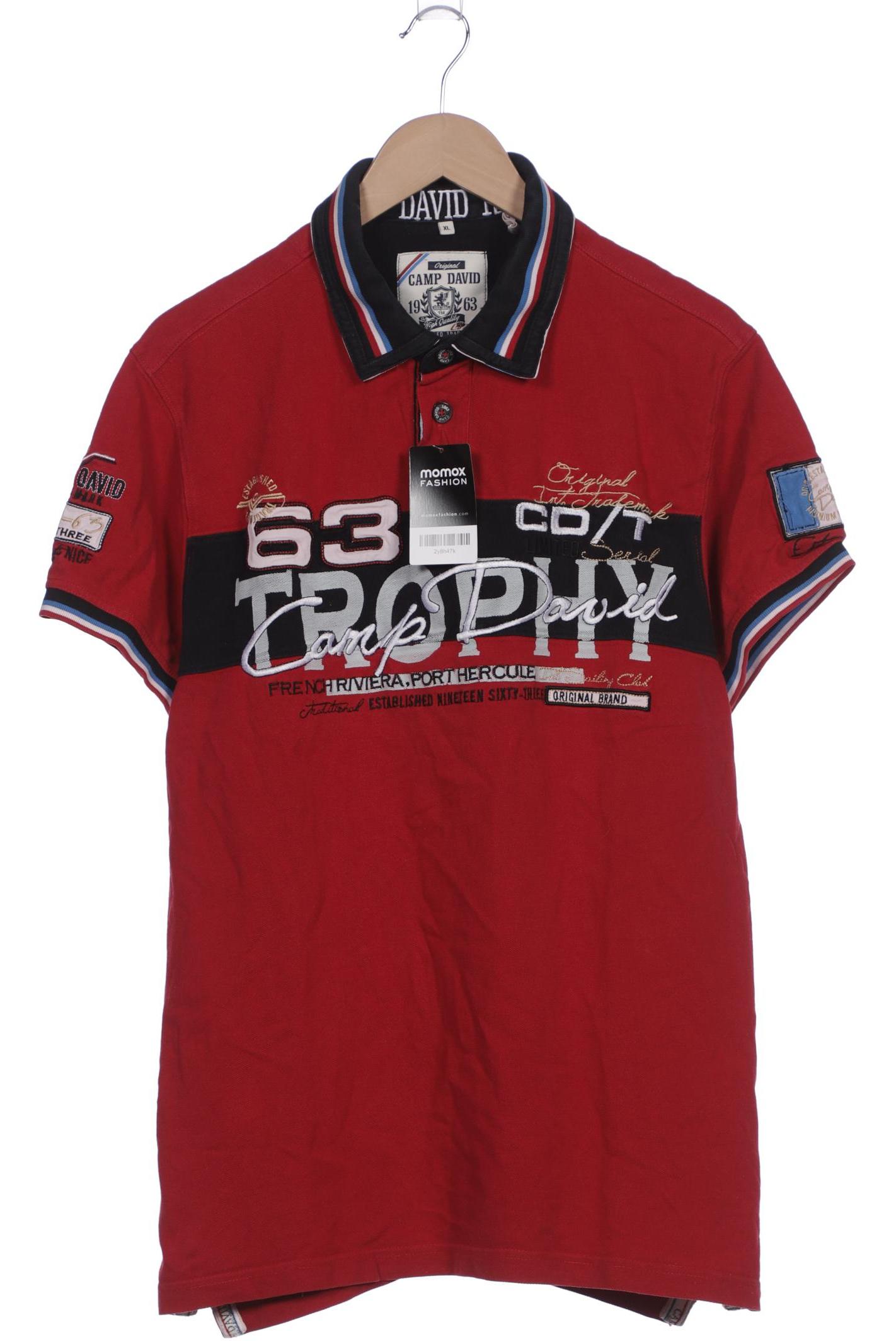 

Camp David Herren Poloshirt, rot, Gr. 54