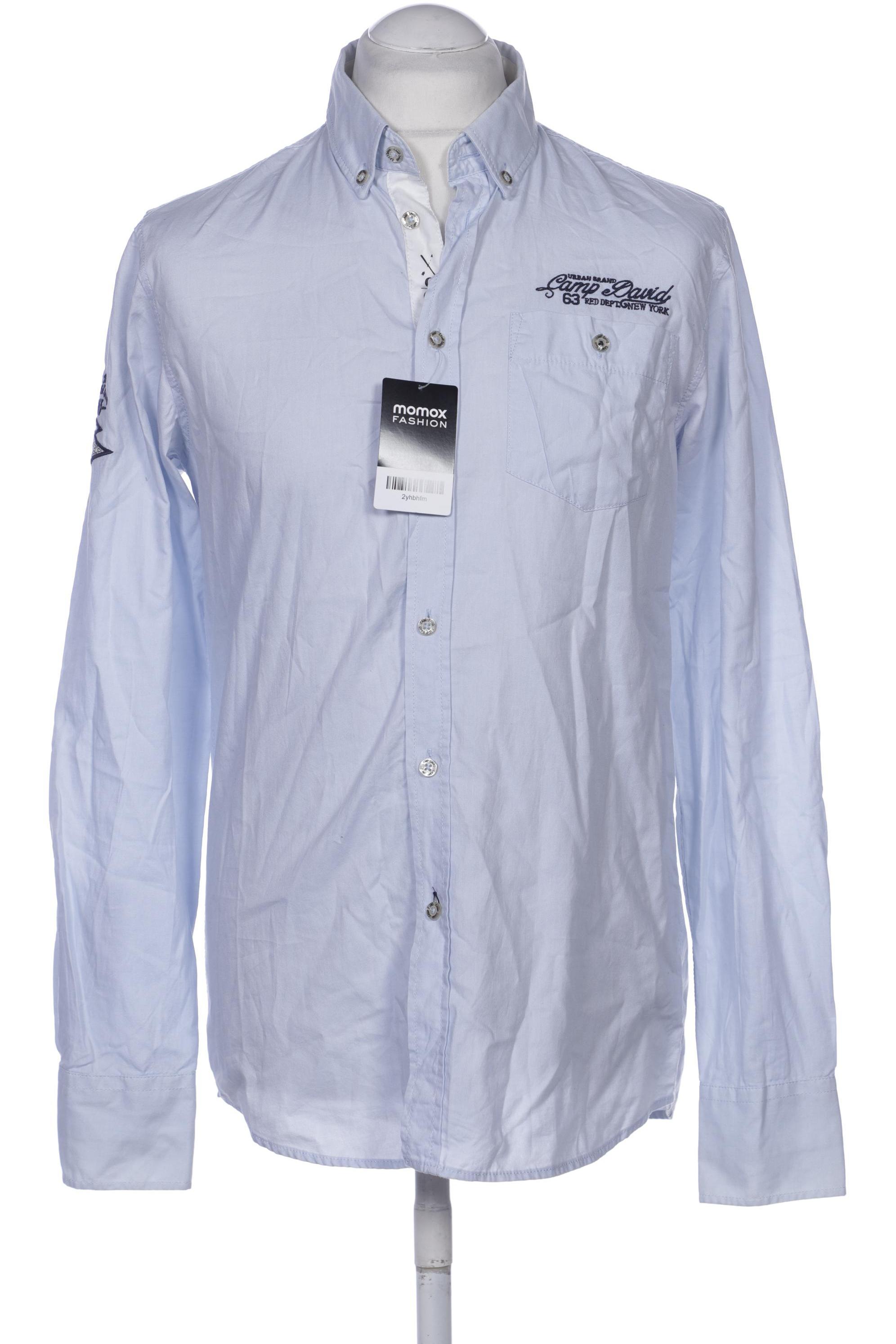

Camp David Herren Hemd, hellblau, Gr. 48