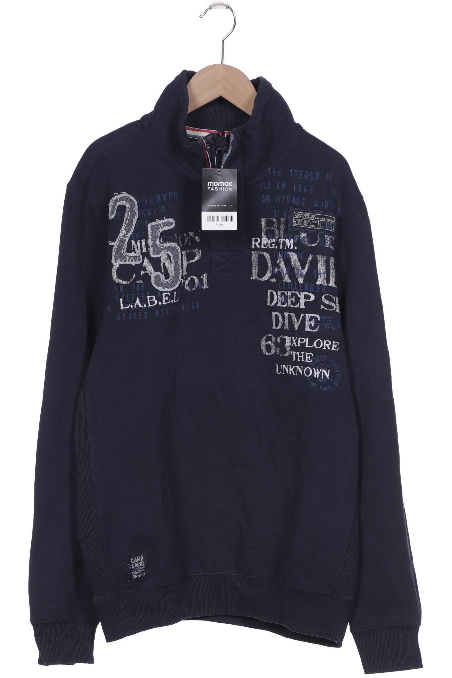 

Camp David Herren Sweatshirt, marineblau