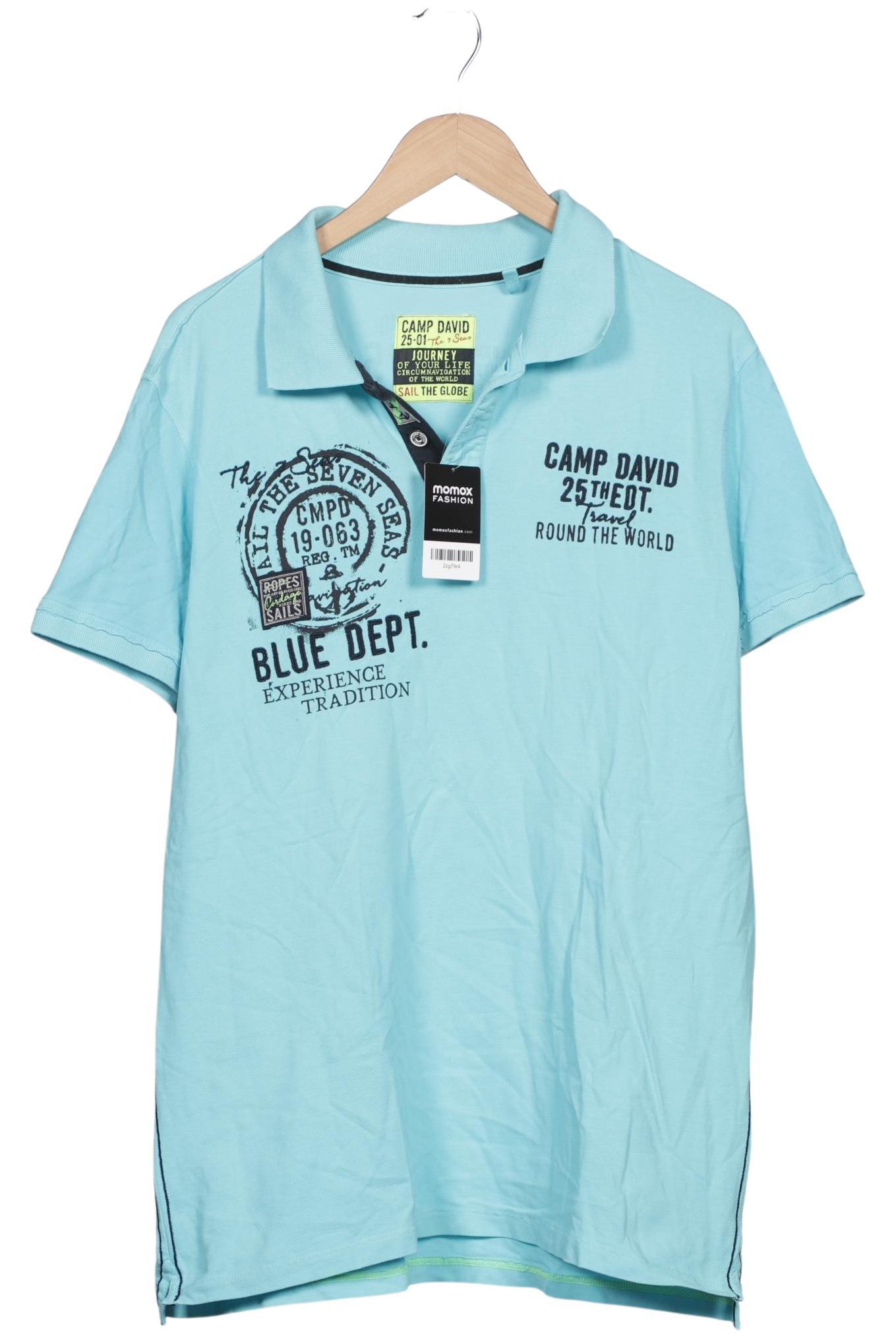 

Camp David Herren Poloshirt, hellblau, Gr. 54