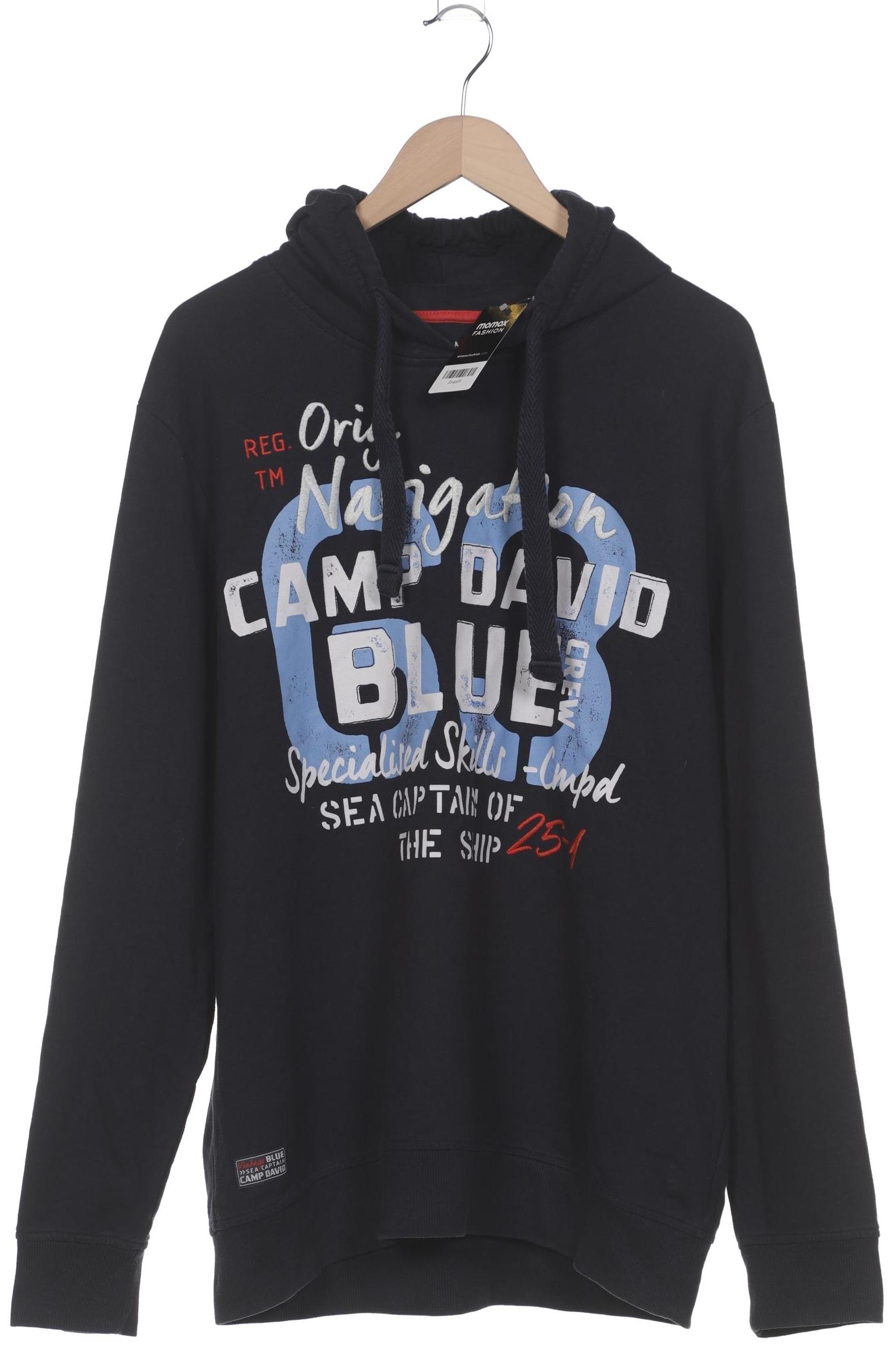 

Camp David Herren Kapuzenpullover, marineblau, Gr. 56