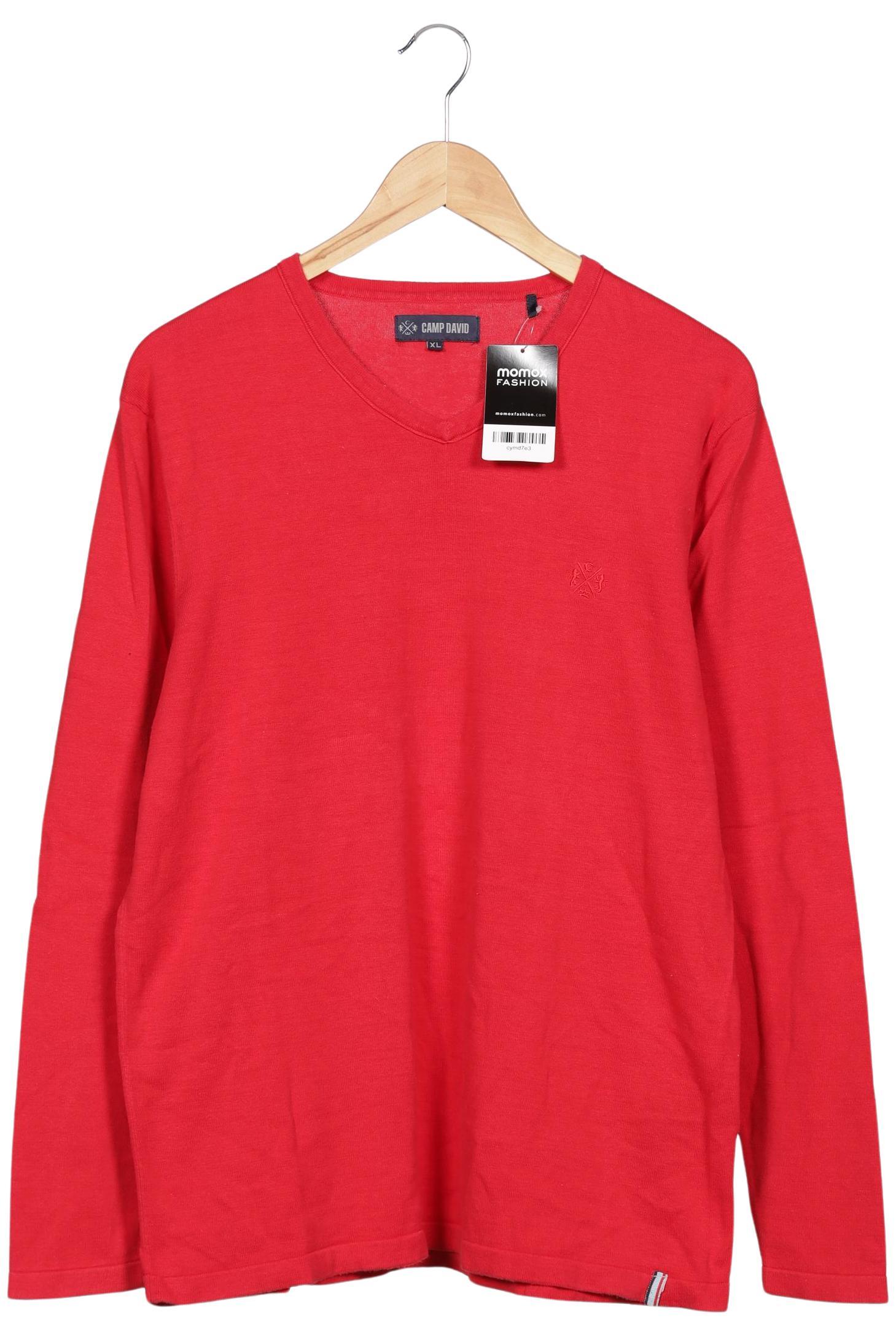 

Camp David Herren Langarmshirt, rot, Gr. 54