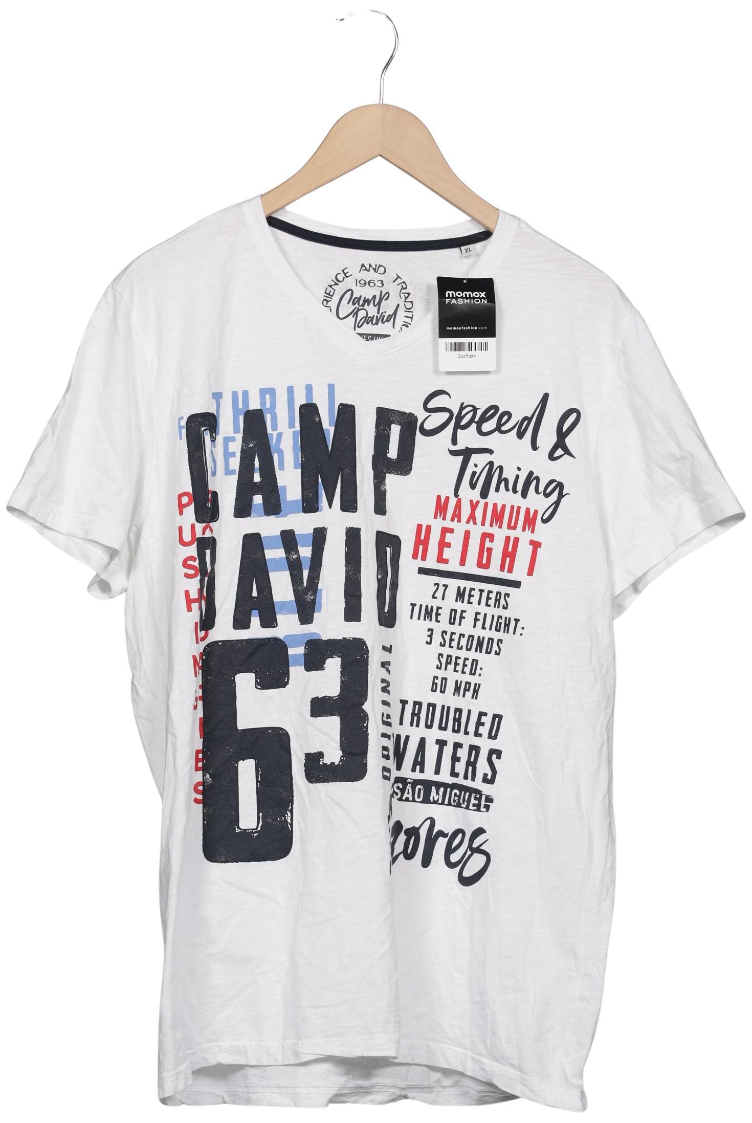

Camp David Herren T-Shirt, weiß, Gr. 54