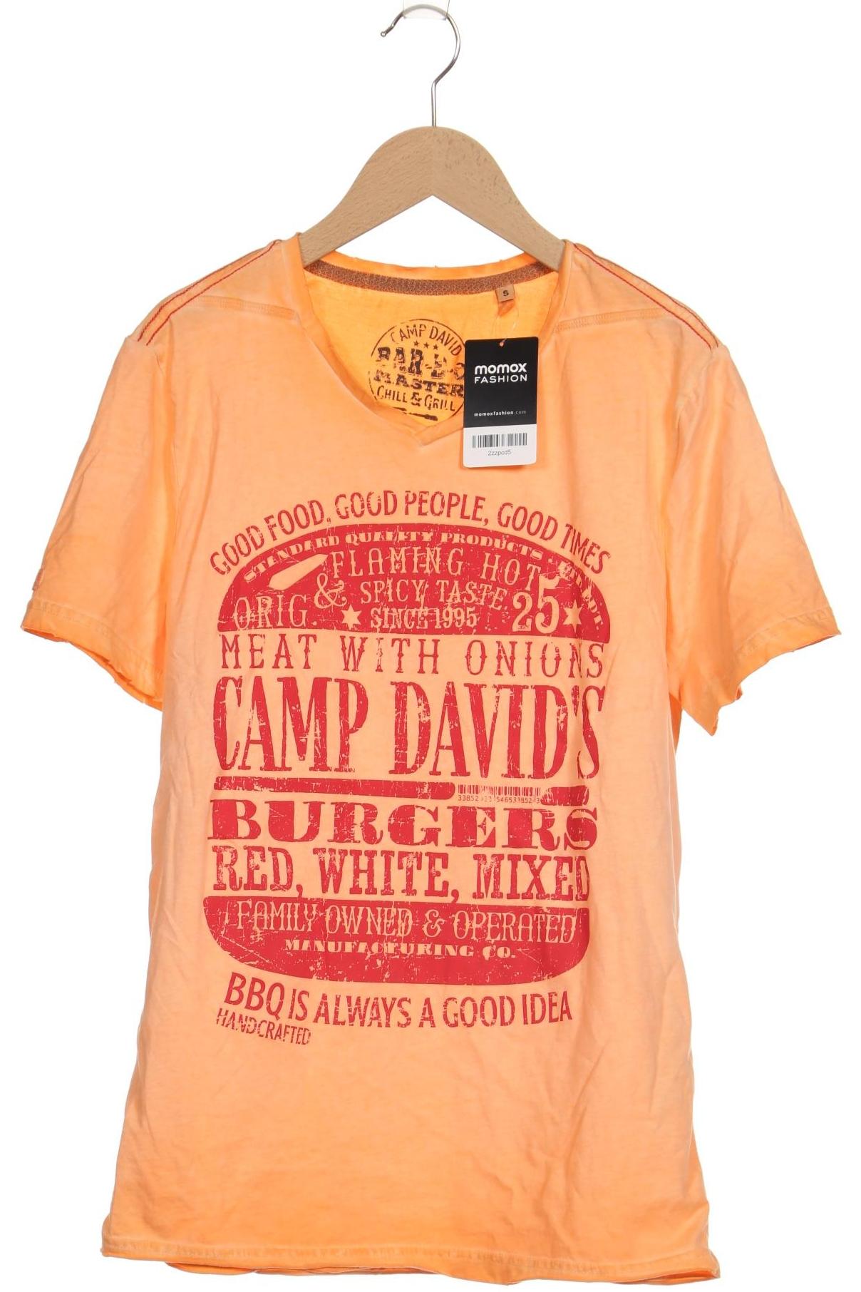 

Camp David Herren T-Shirt, orange, Gr. 46