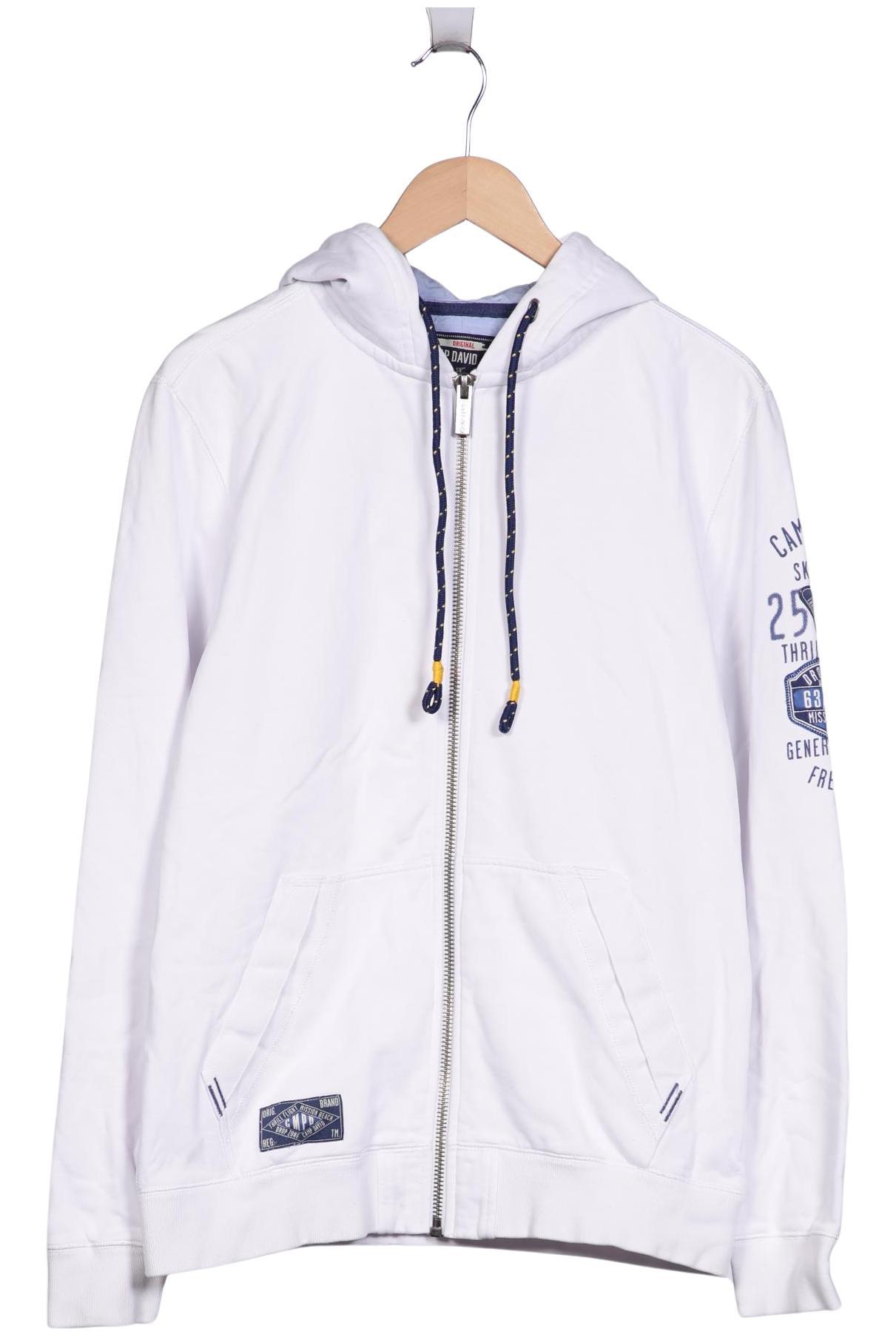 

Camp David Herren Kapuzenpullover, weiß, Gr. 48