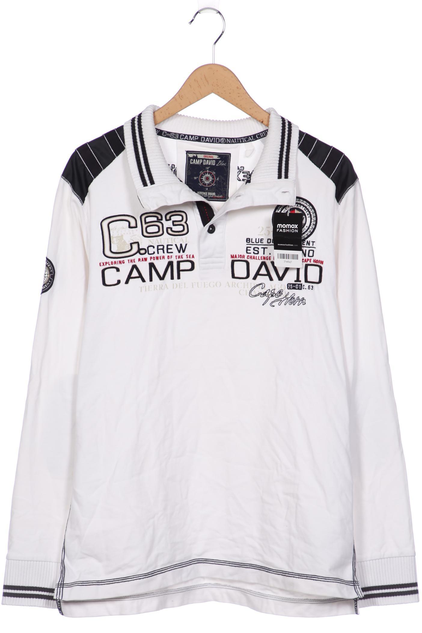 

Camp David Herren Sweatshirt, weiß