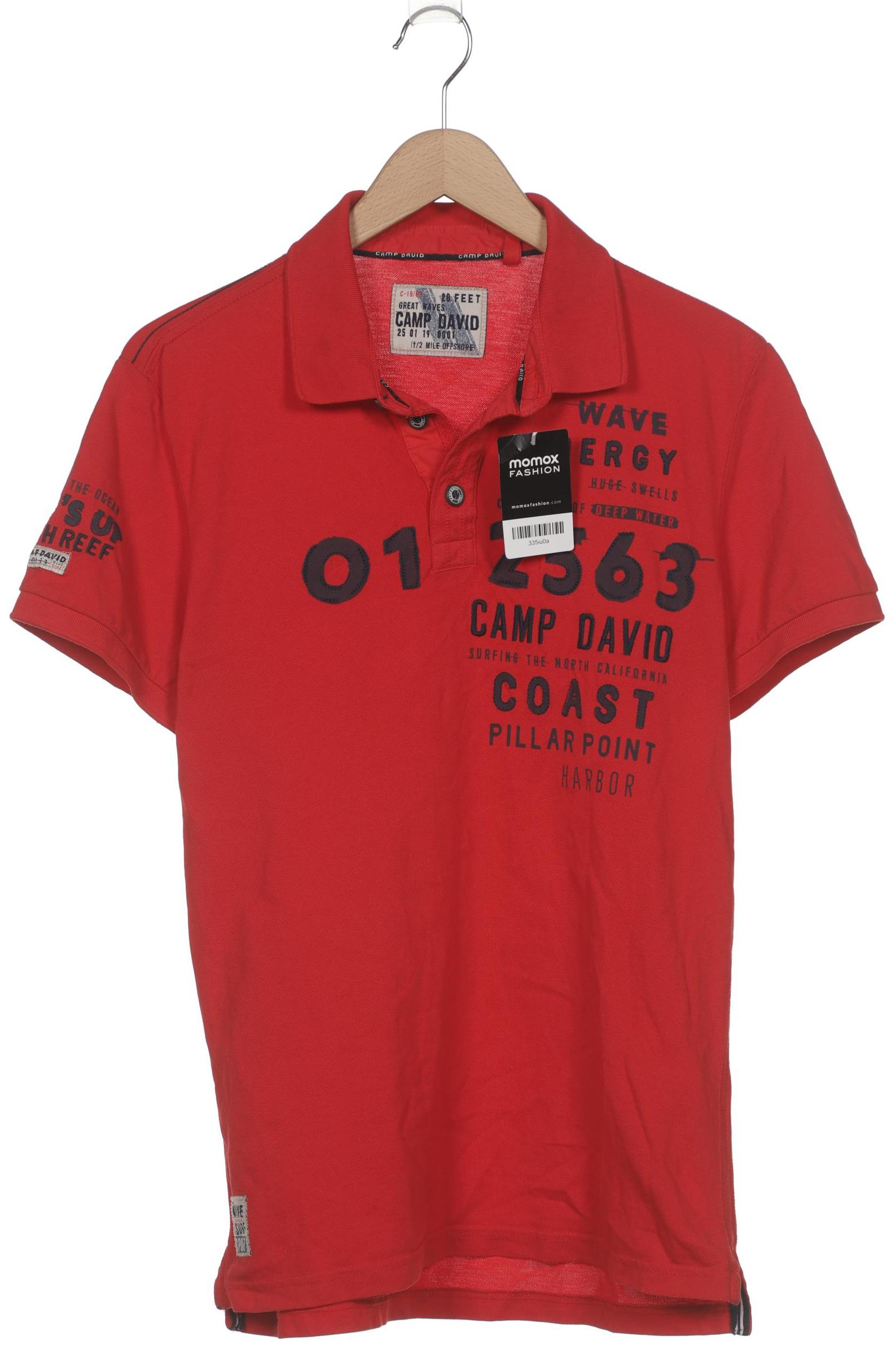 

Camp David Herren Poloshirt, rot, Gr. 48