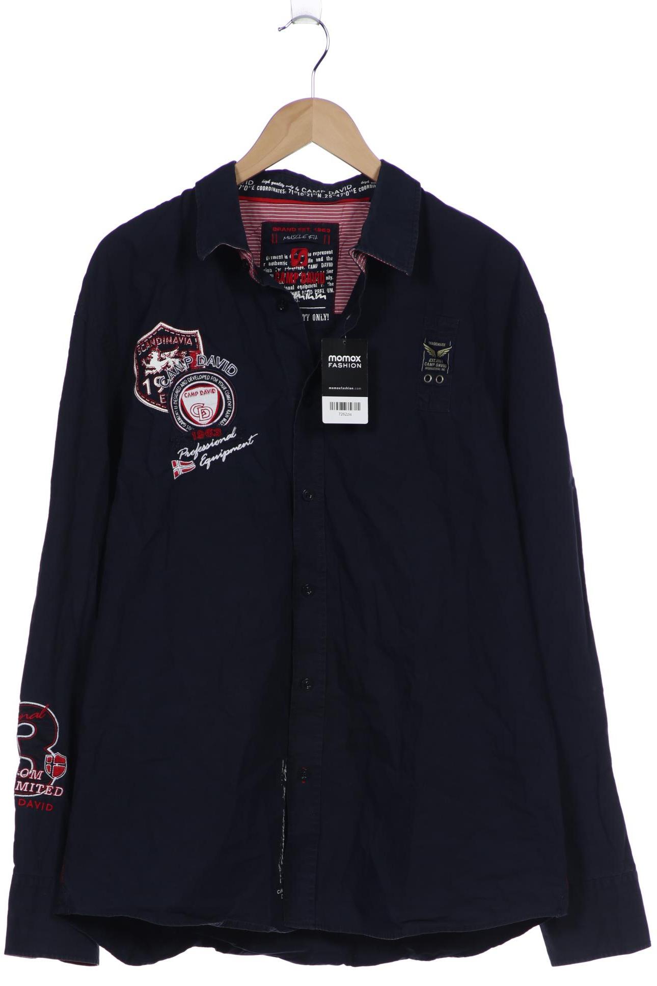 

Camp David Herren Hemd, marineblau