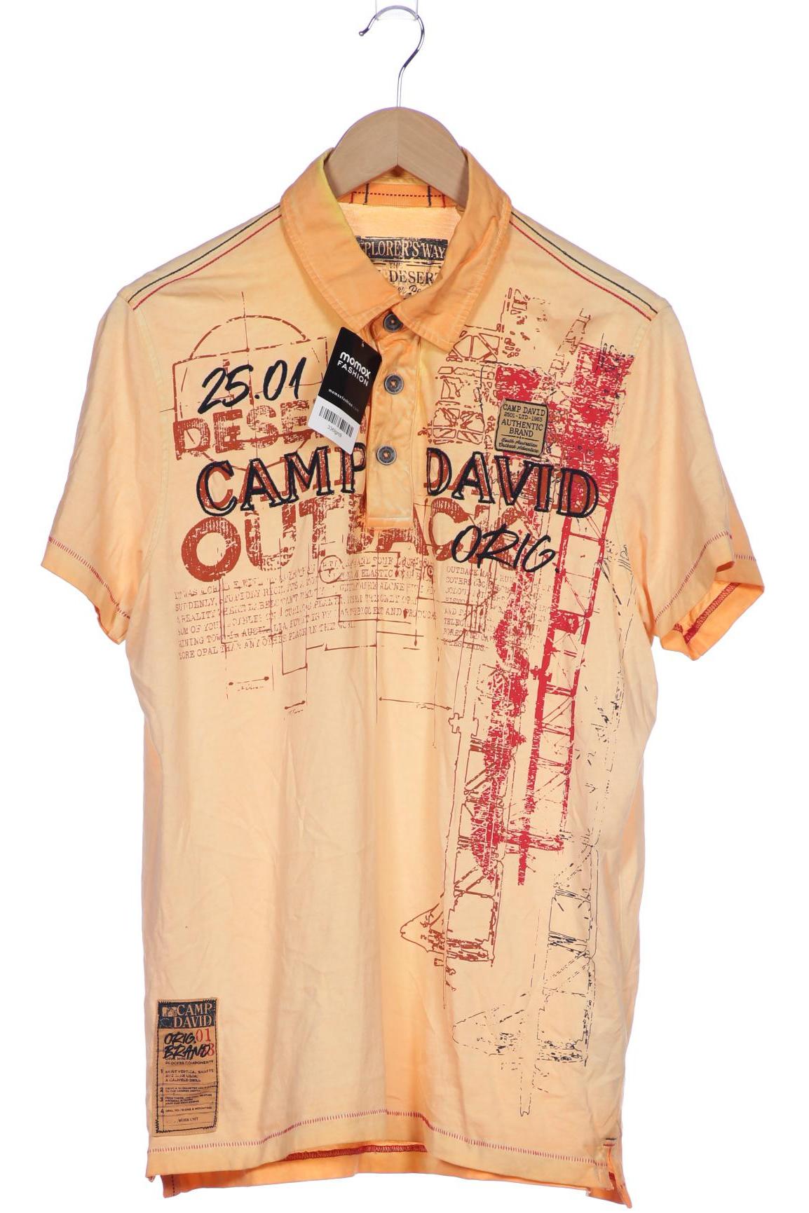

Camp David Herren Poloshirt, orange, Gr. 52