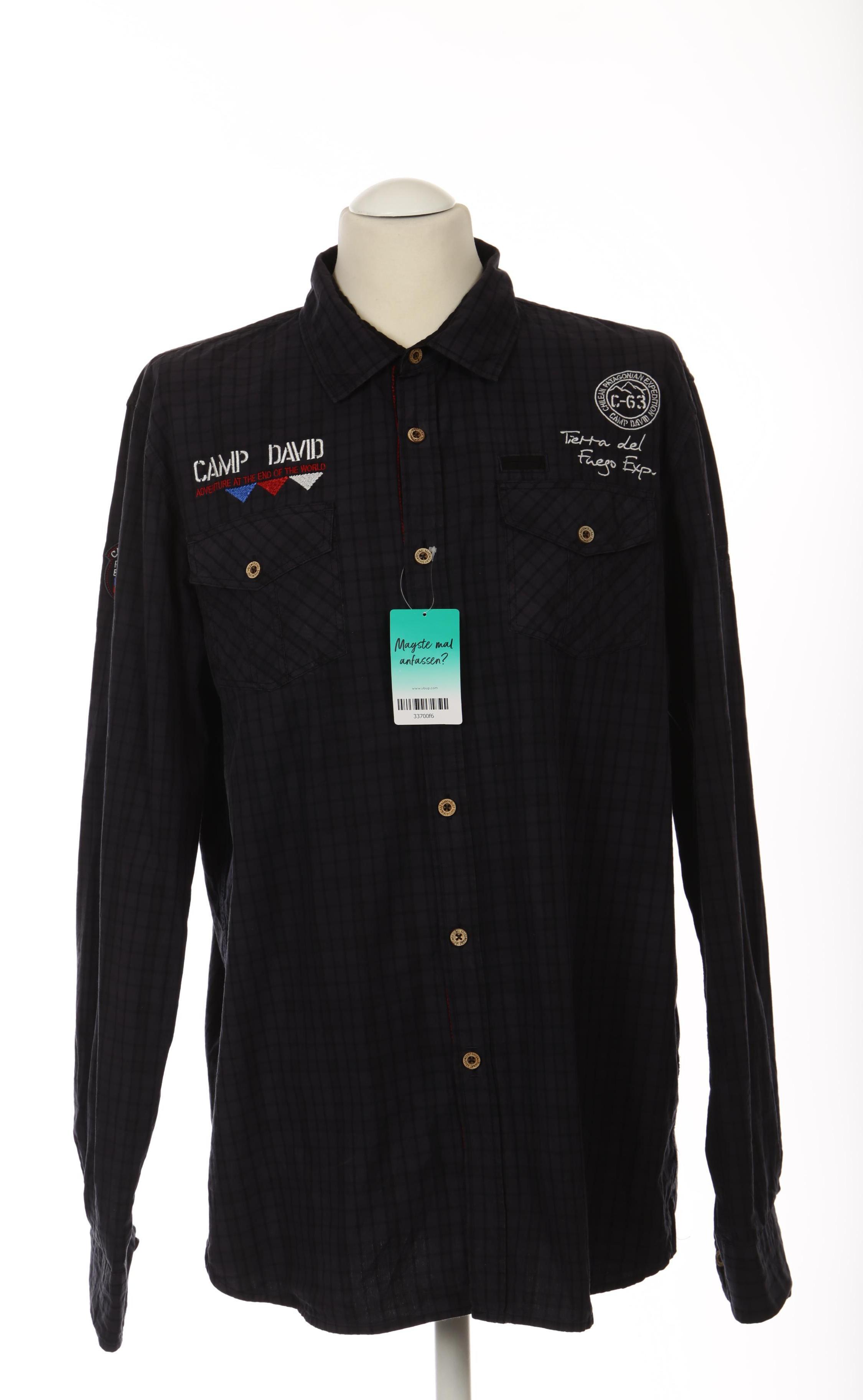

Camp David Herren Hemd, marineblau, Gr. 54