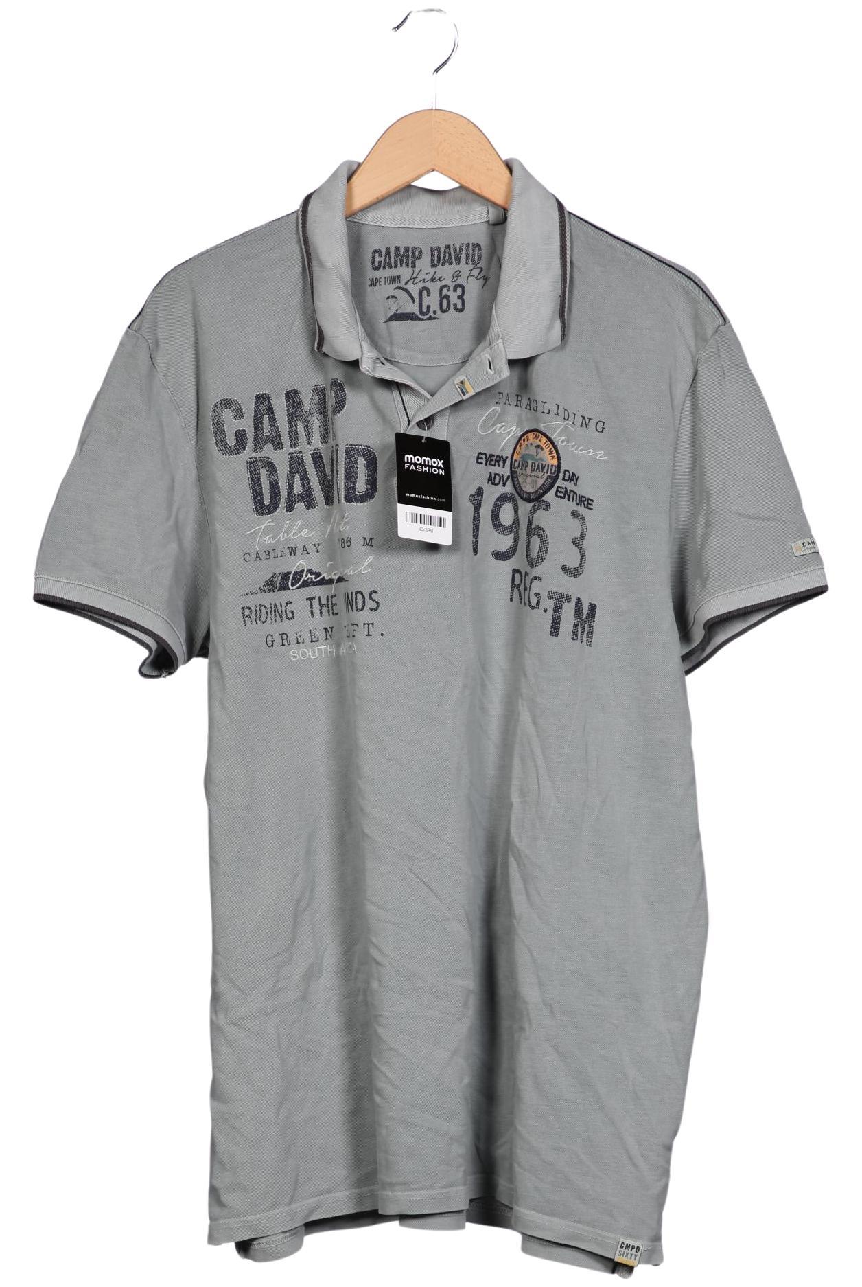 

Camp David Herren Poloshirt, grau, Gr. 58