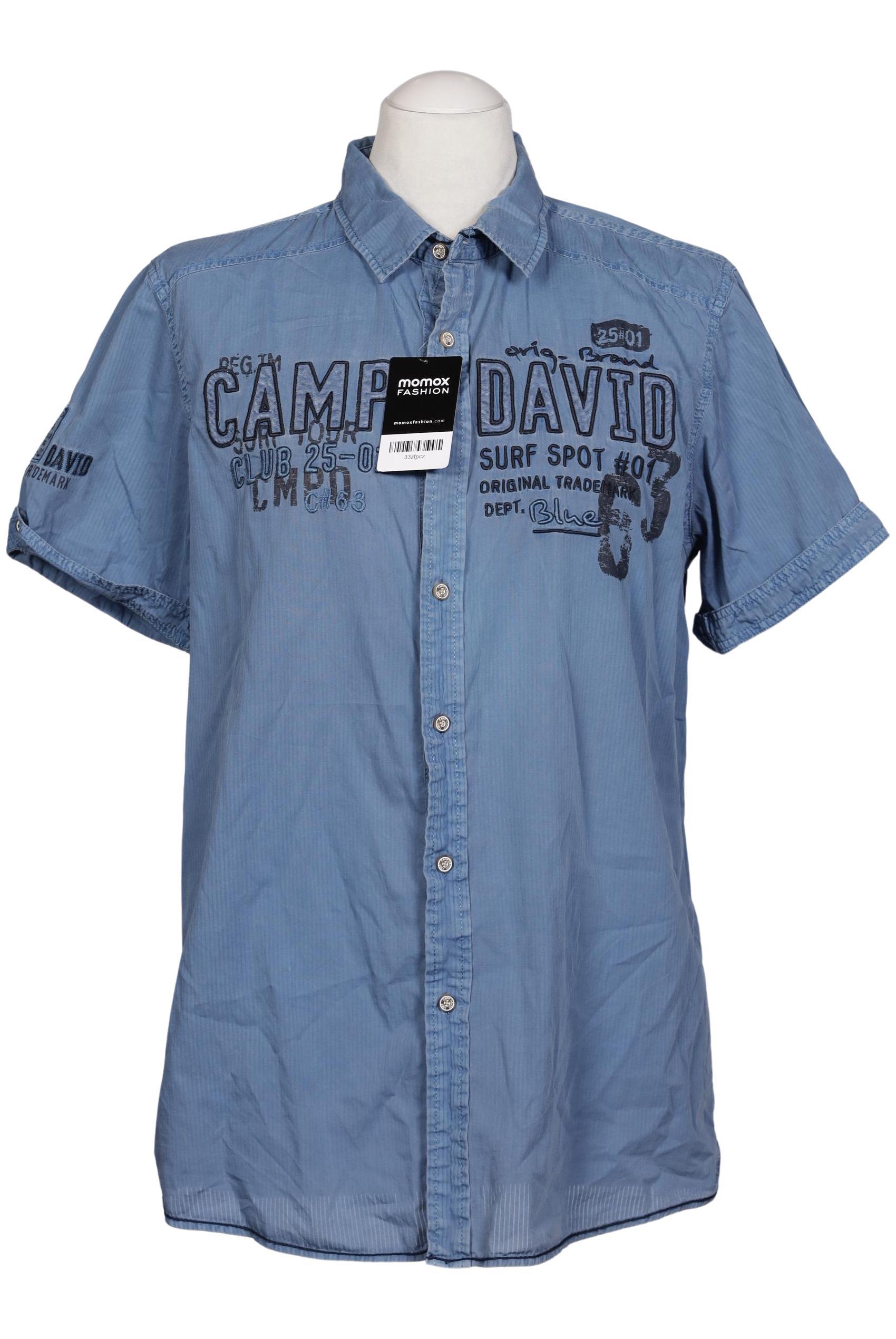 Thumbnail - Camp David Herren Hemd, blau, Gr. 48
