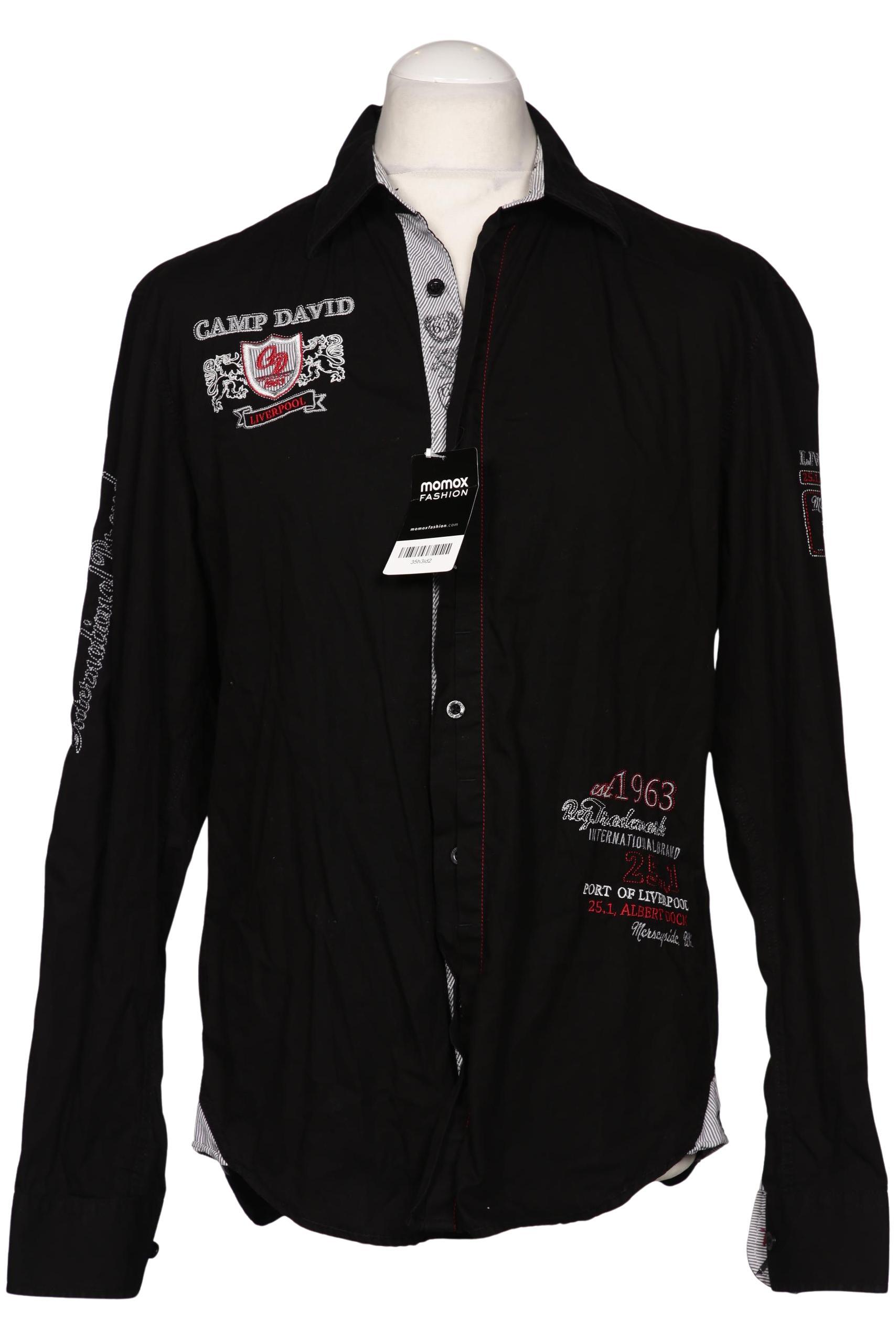 

Camp David Herren Hemd, schwarz, Gr. 48