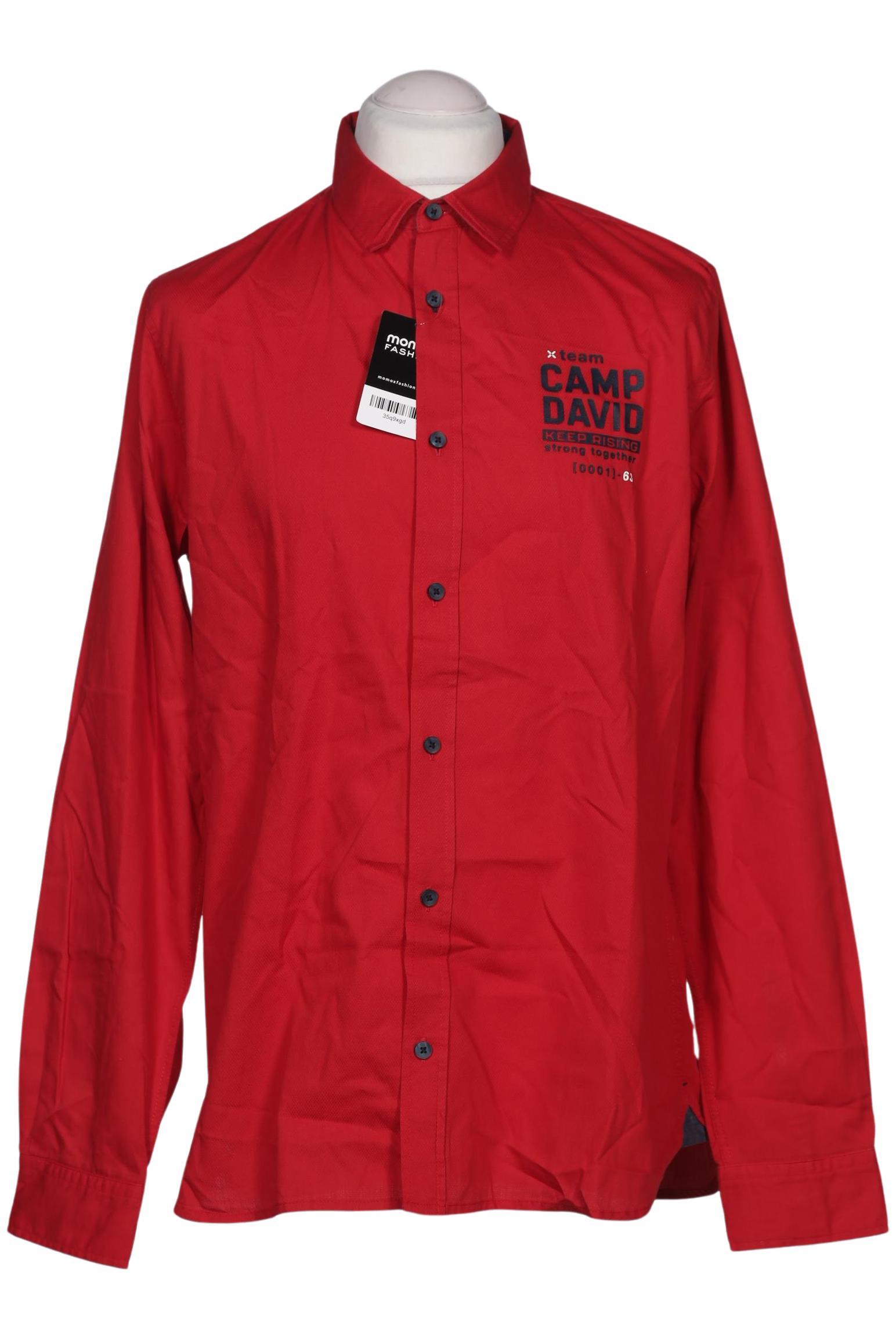 

Camp David Herren Hemd, rot, Gr. 48