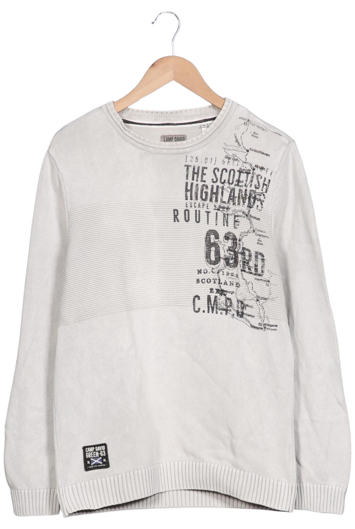 

Camp David Herren Pullover, cremeweiß, Gr. 48