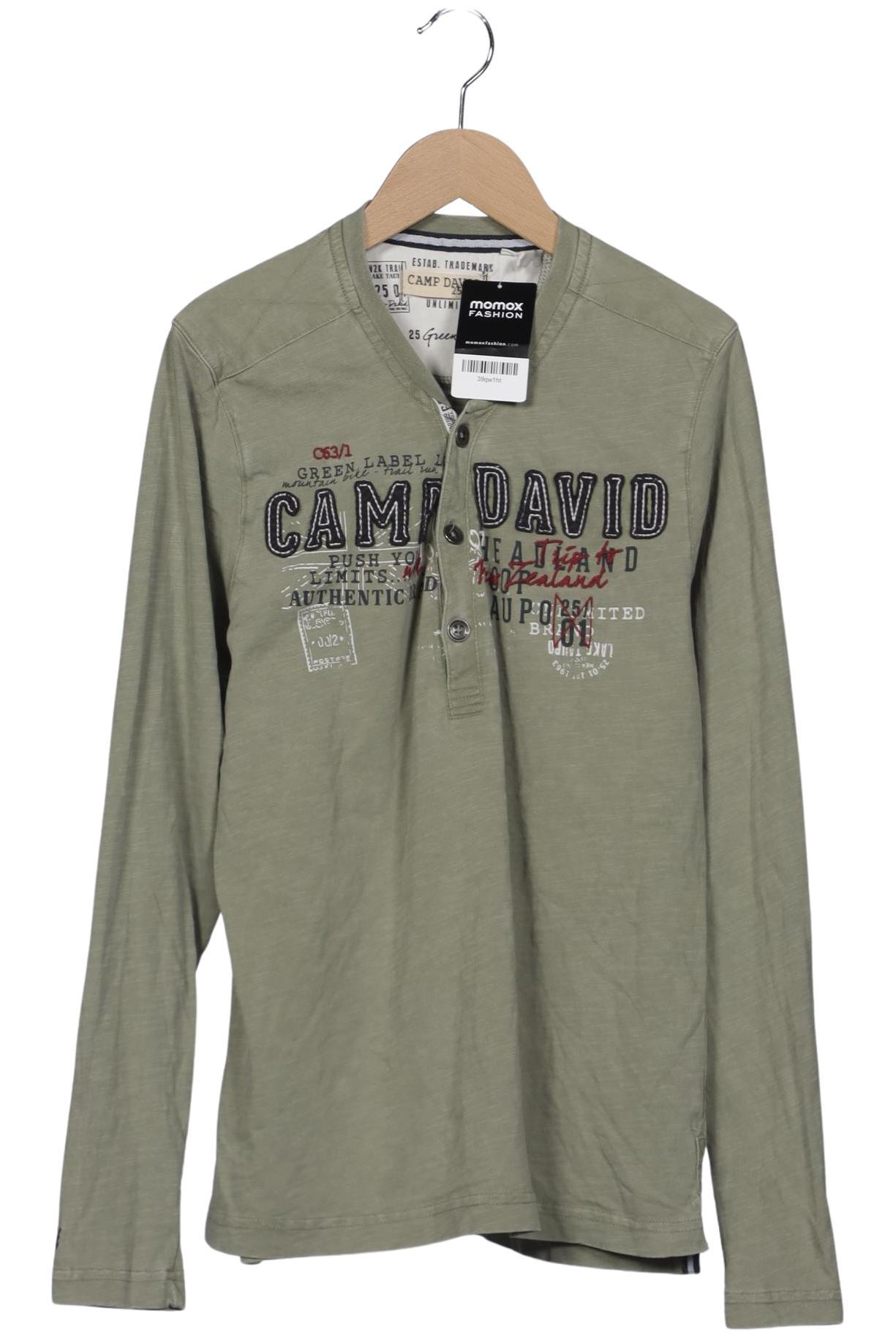 

Camp David Herren Langarmshirt, grün, Gr. 48