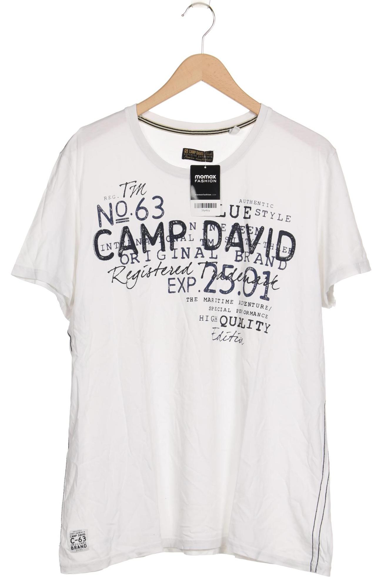

Camp David Herren T-Shirt, weiß, Gr. 56