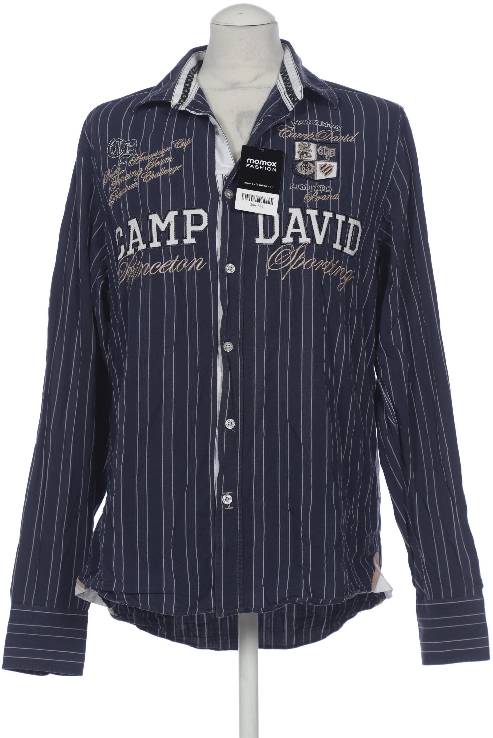 

Camp David Herren Hemd, marineblau, Gr. 48