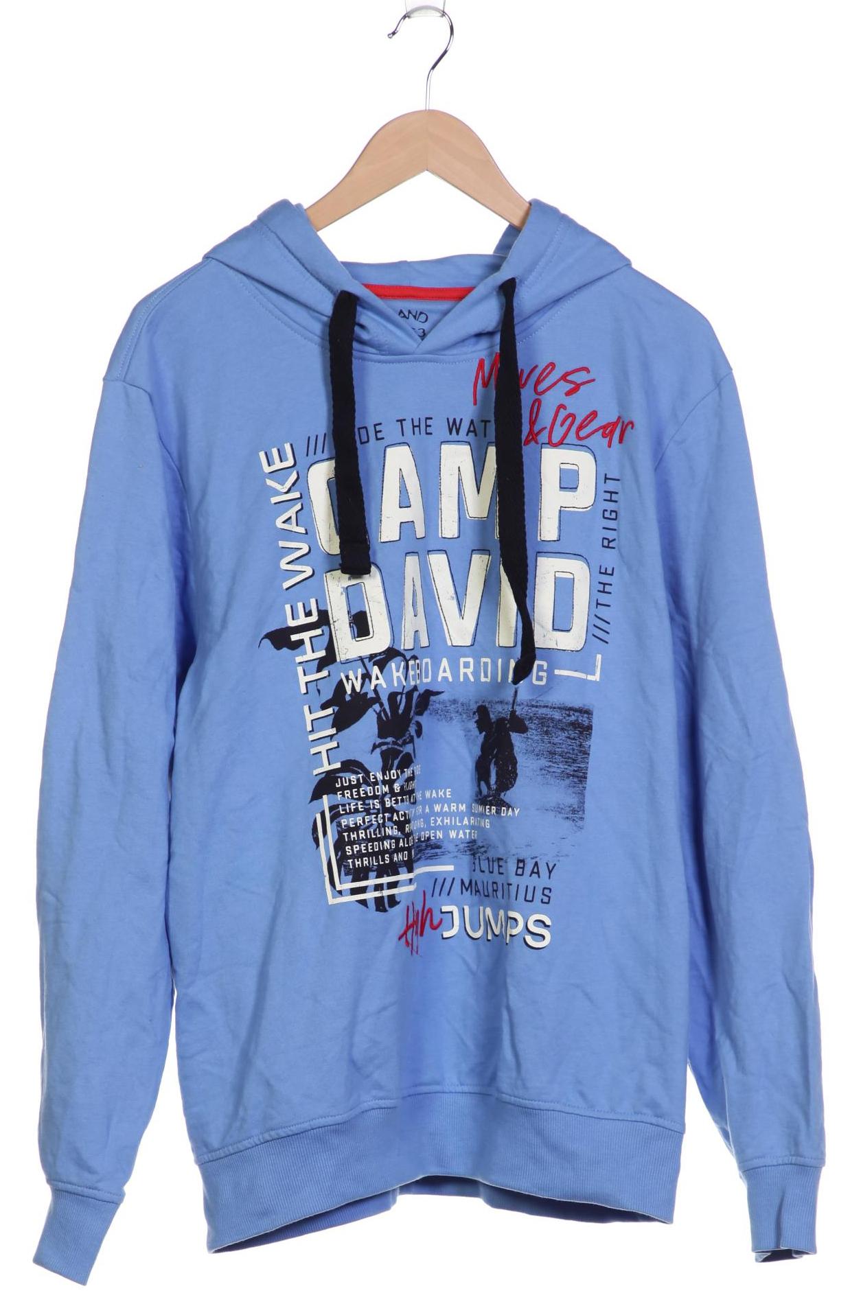 

Camp David Herren Kapuzenpullover, blau, Gr. 54