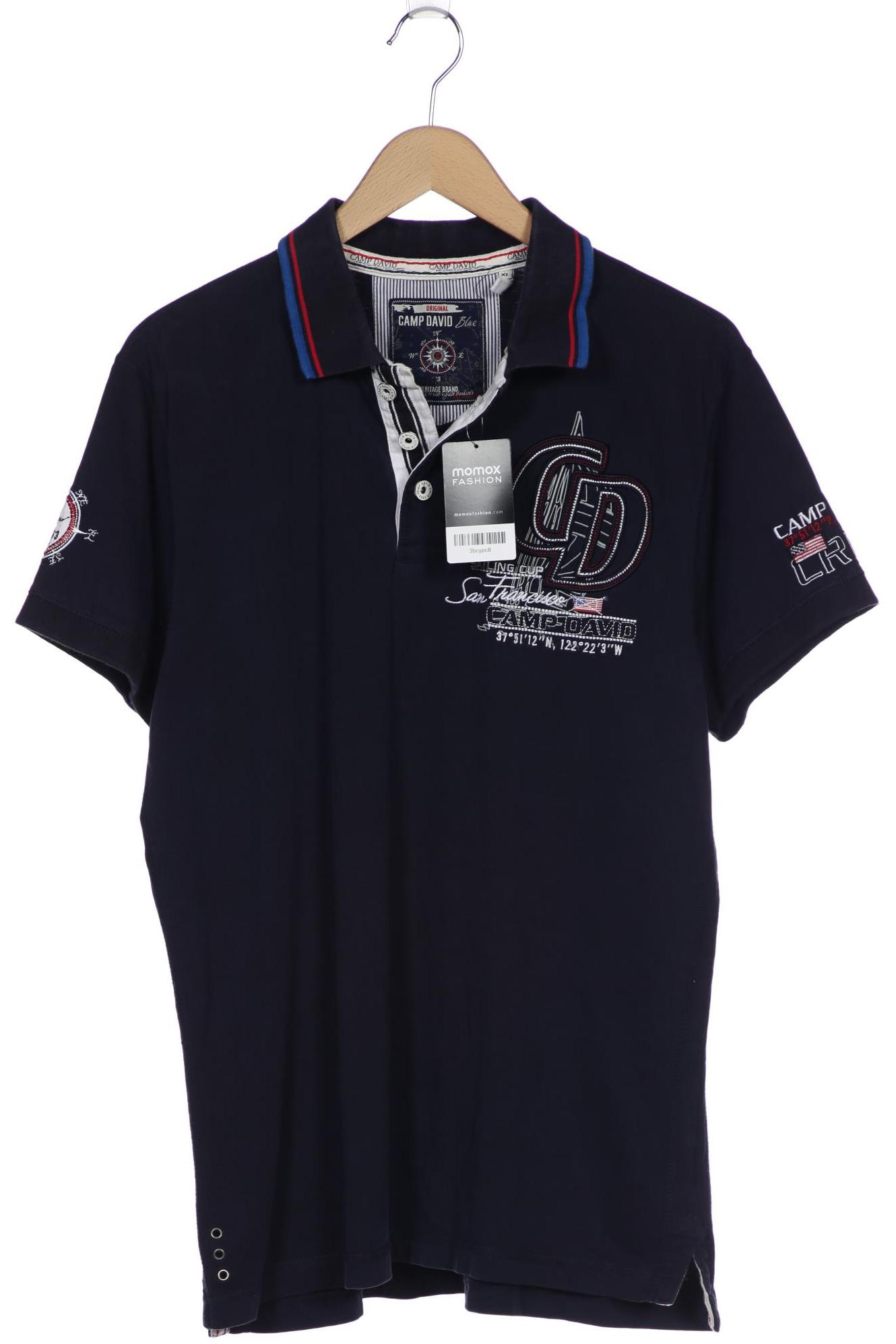 

Camp David Herren Poloshirt, marineblau