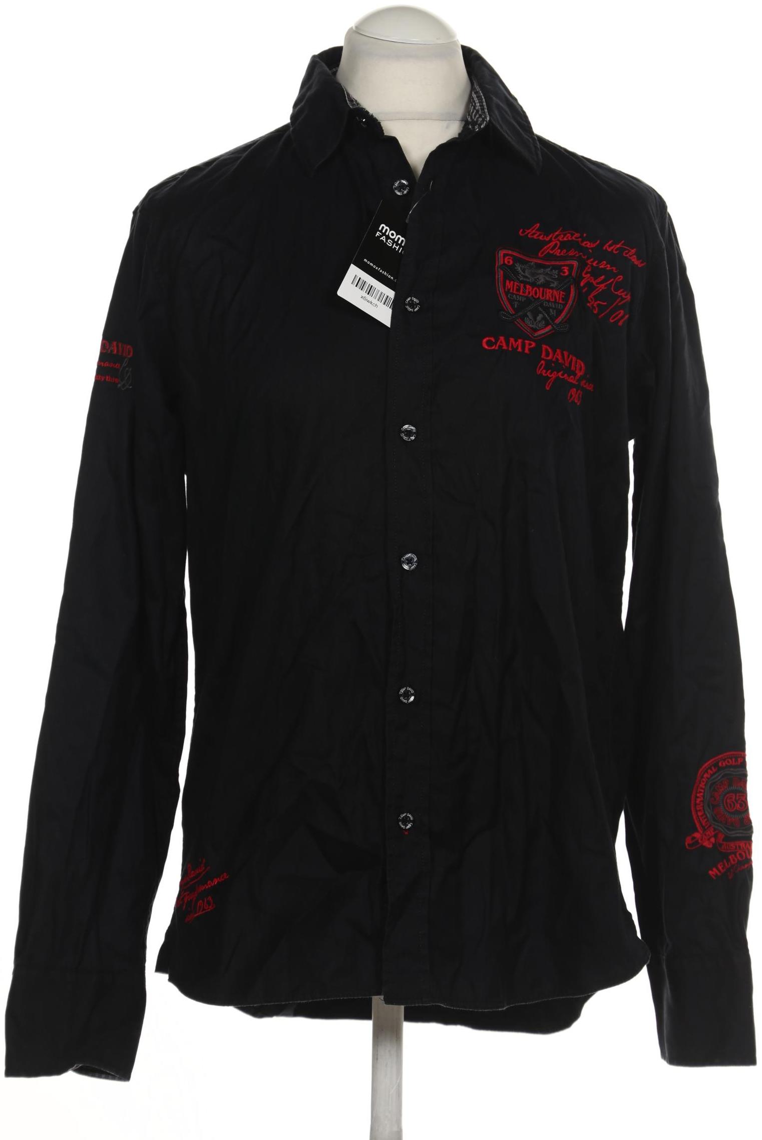 

Camp David Herren Hemd, schwarz, Gr. 52