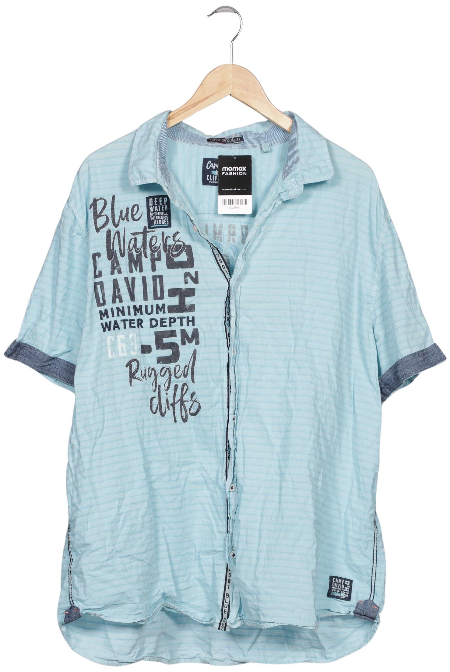 

Camp David Herren Hemd, hellblau, Gr. 56