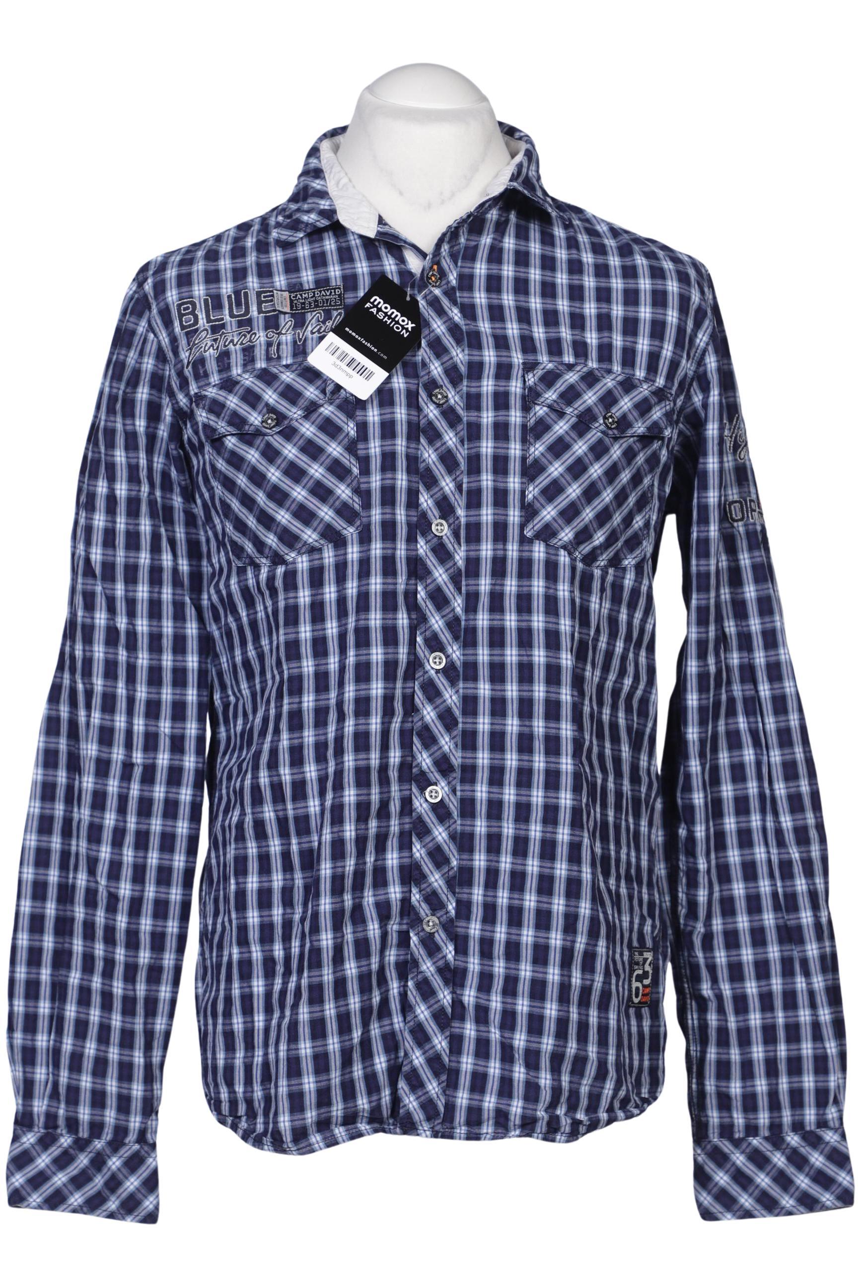 

Camp David Herren Hemd, marineblau, Gr. 48