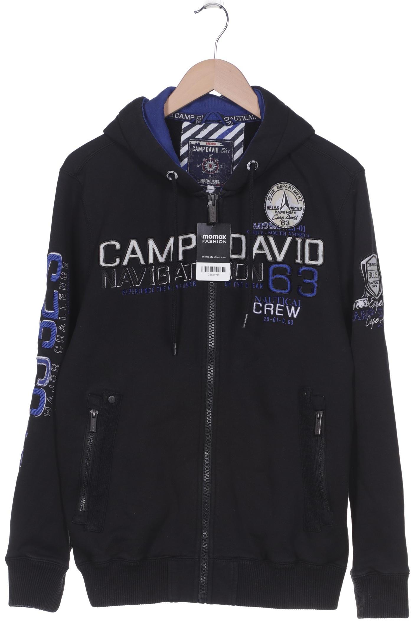 

Camp David Herren Kapuzenpullover, schwarz