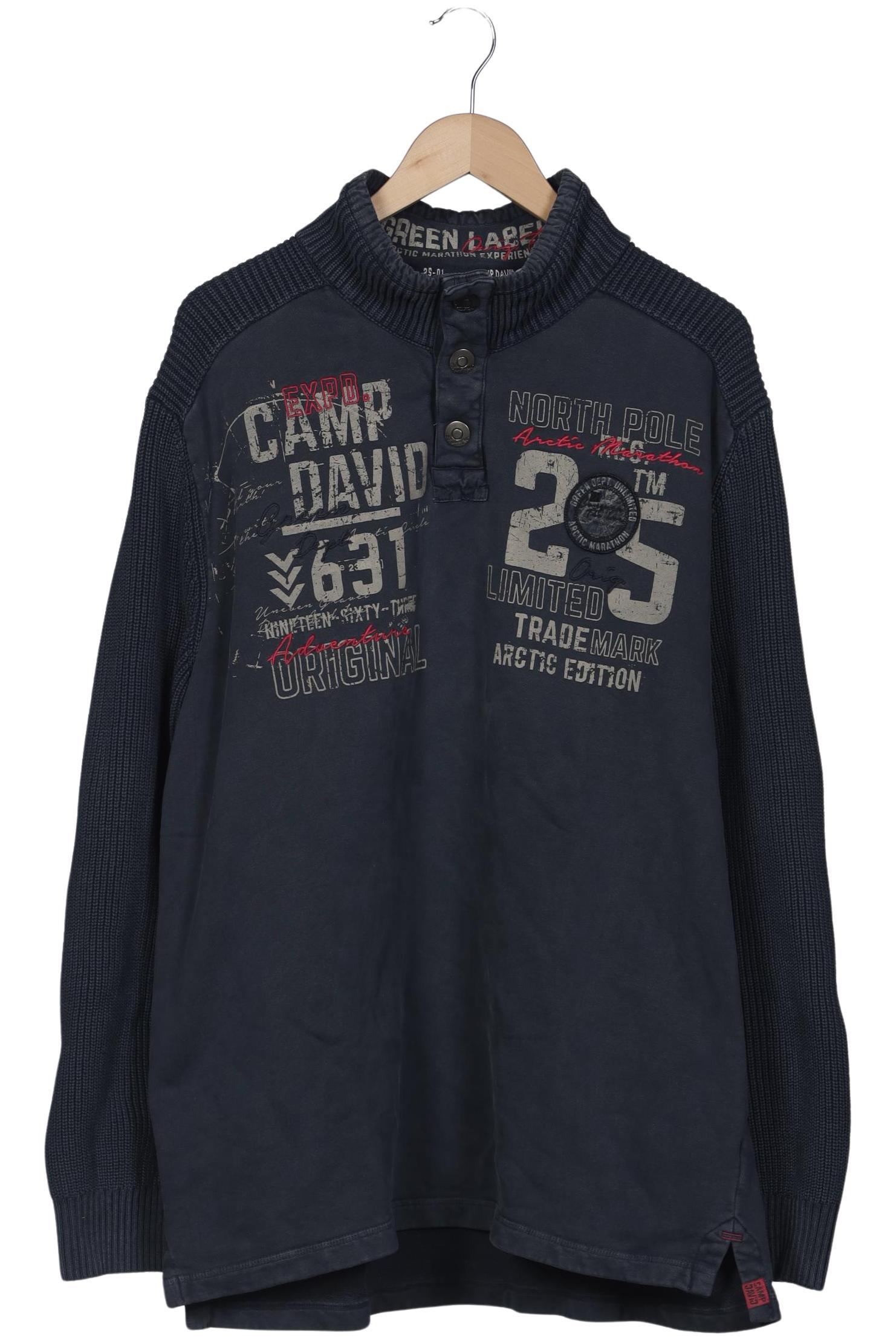 

Camp David Herren Sweatshirt, marineblau, Gr. 58