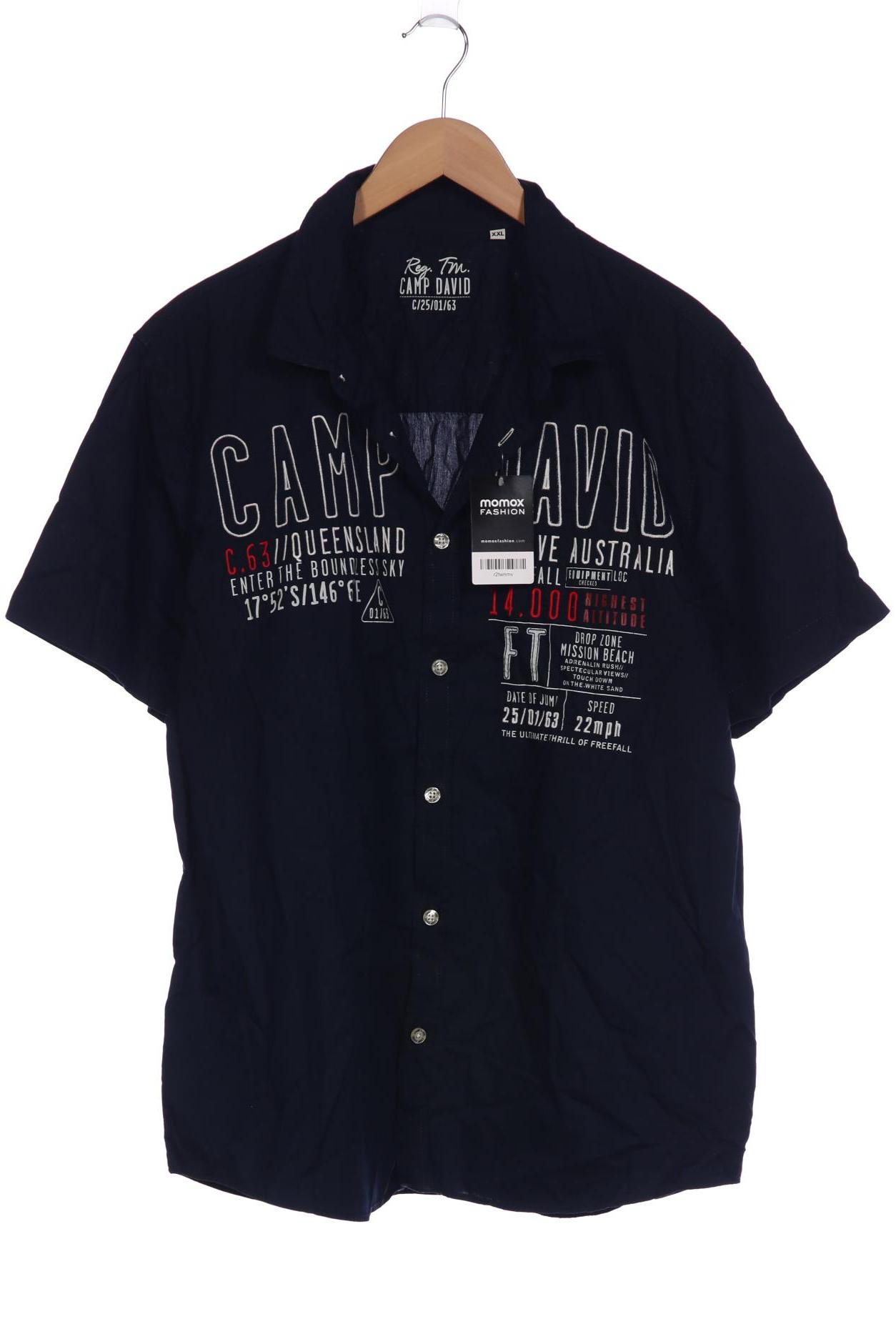 

Camp David Herren Hemd, marineblau